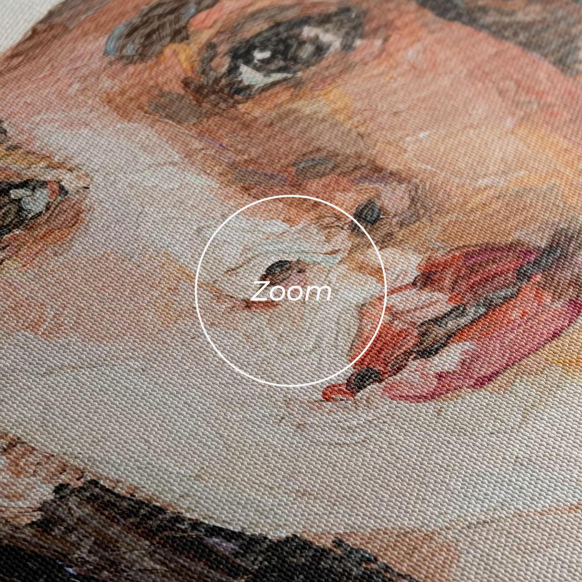 Картина на платно White Lady mockup 3