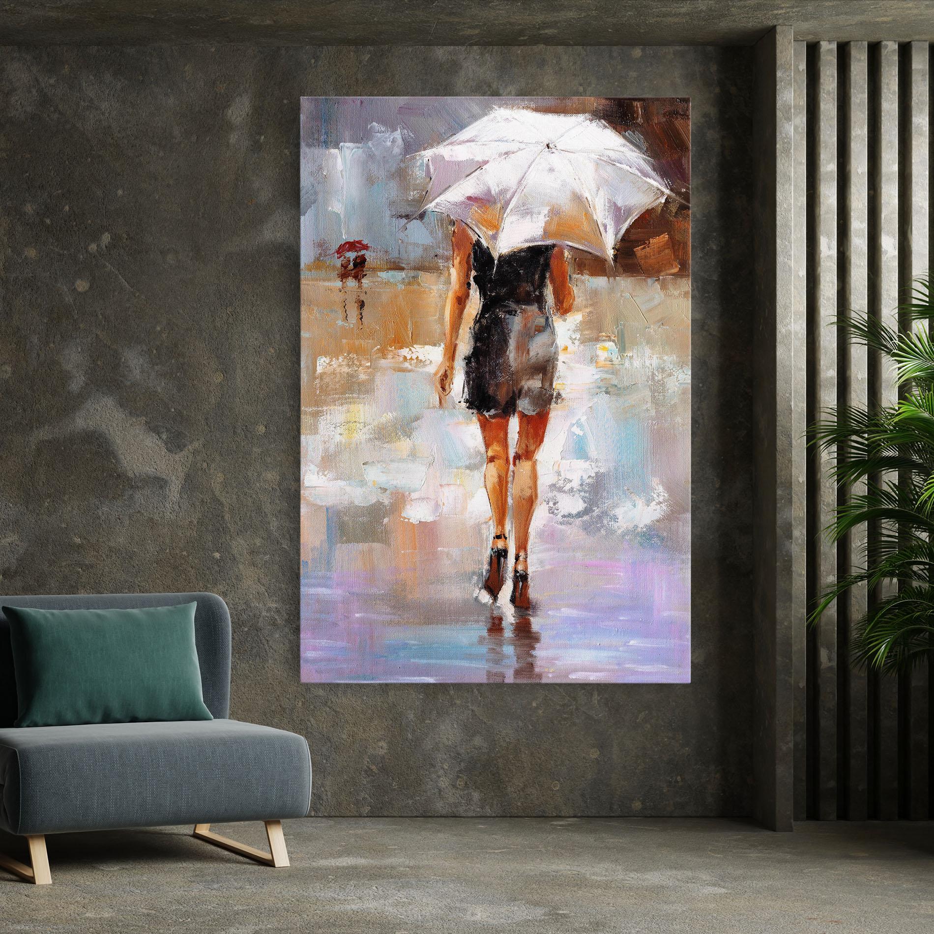 Картина на платно Fashion Lady mockup 7