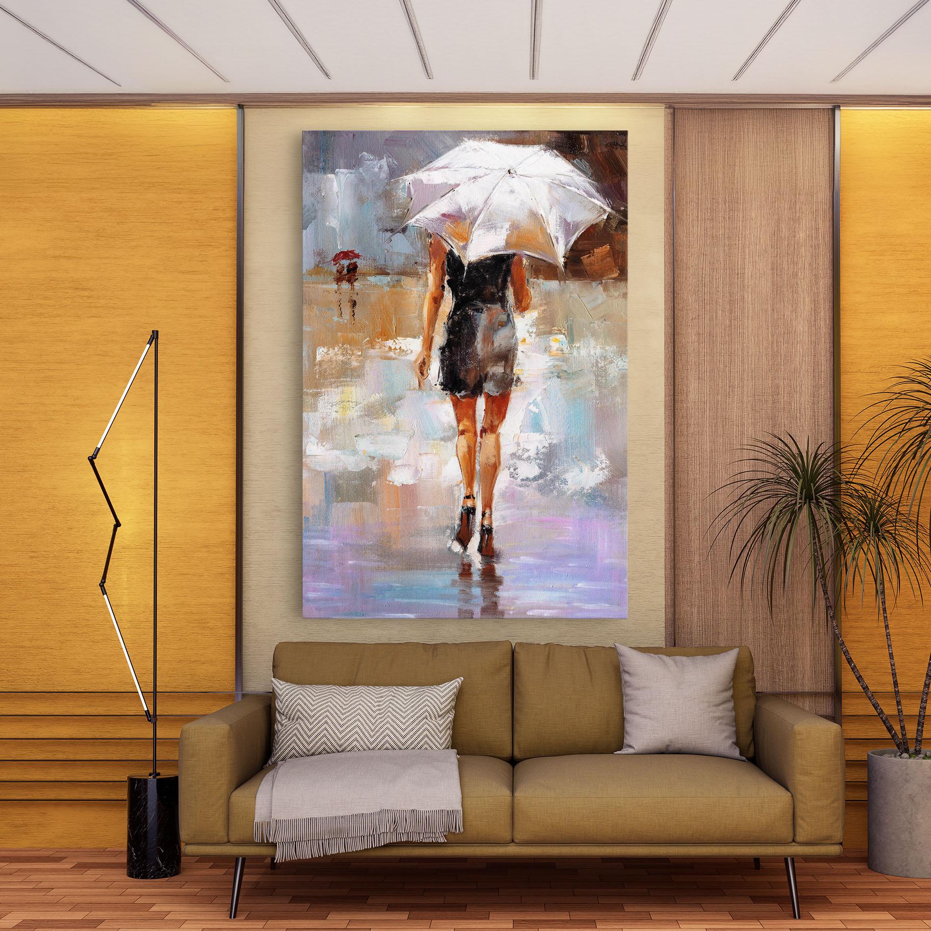 Картина на платно Fashion Lady mockup 9