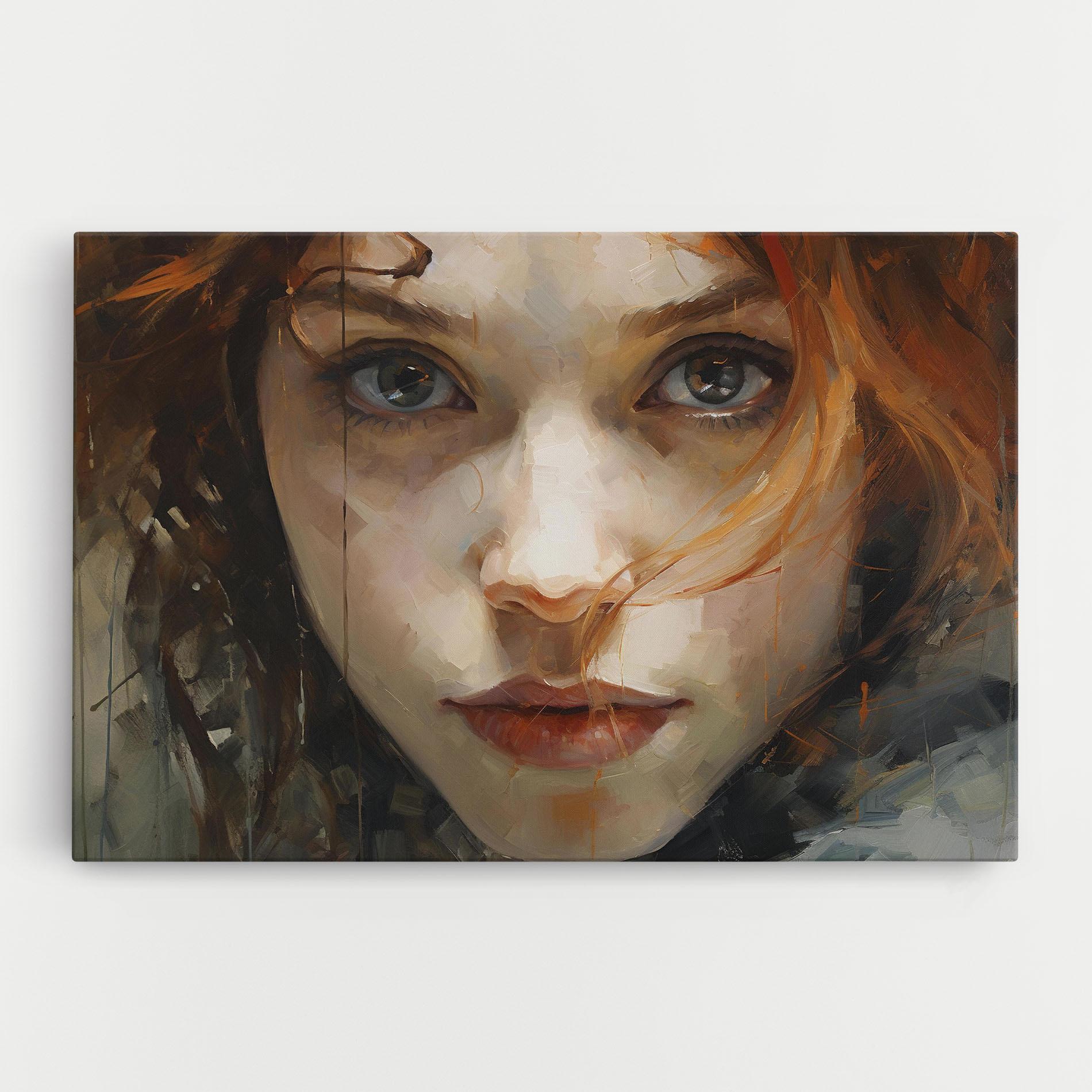 Картина на платно Portrait Oil Painting mockup 0