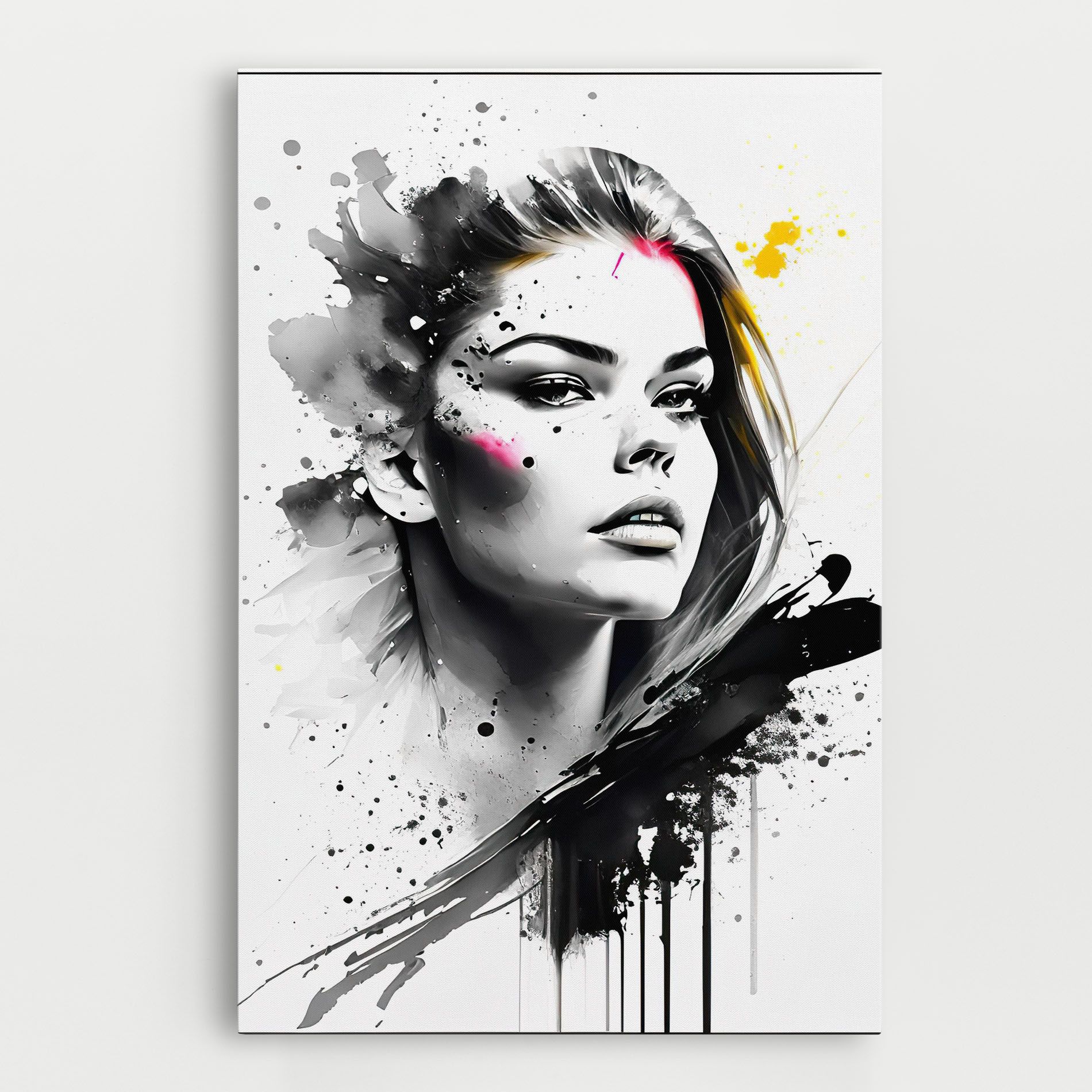 Ink Splash Portrait mockup 0