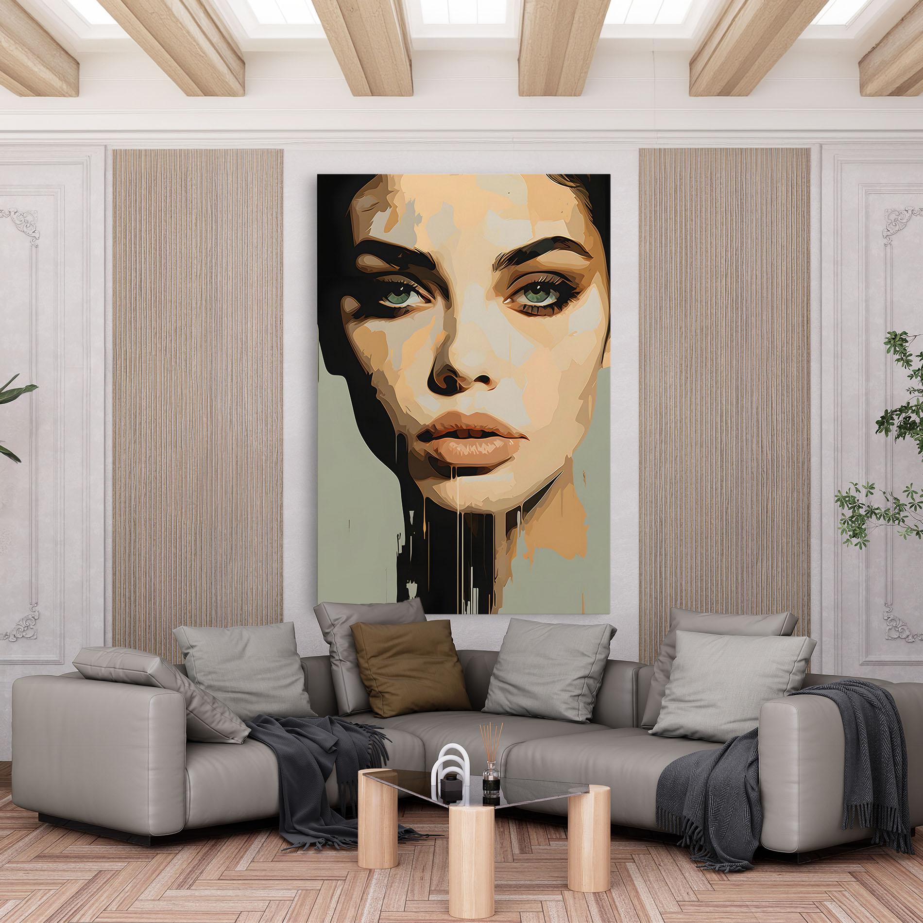 Картина на платно Apologetic Face mockup 6