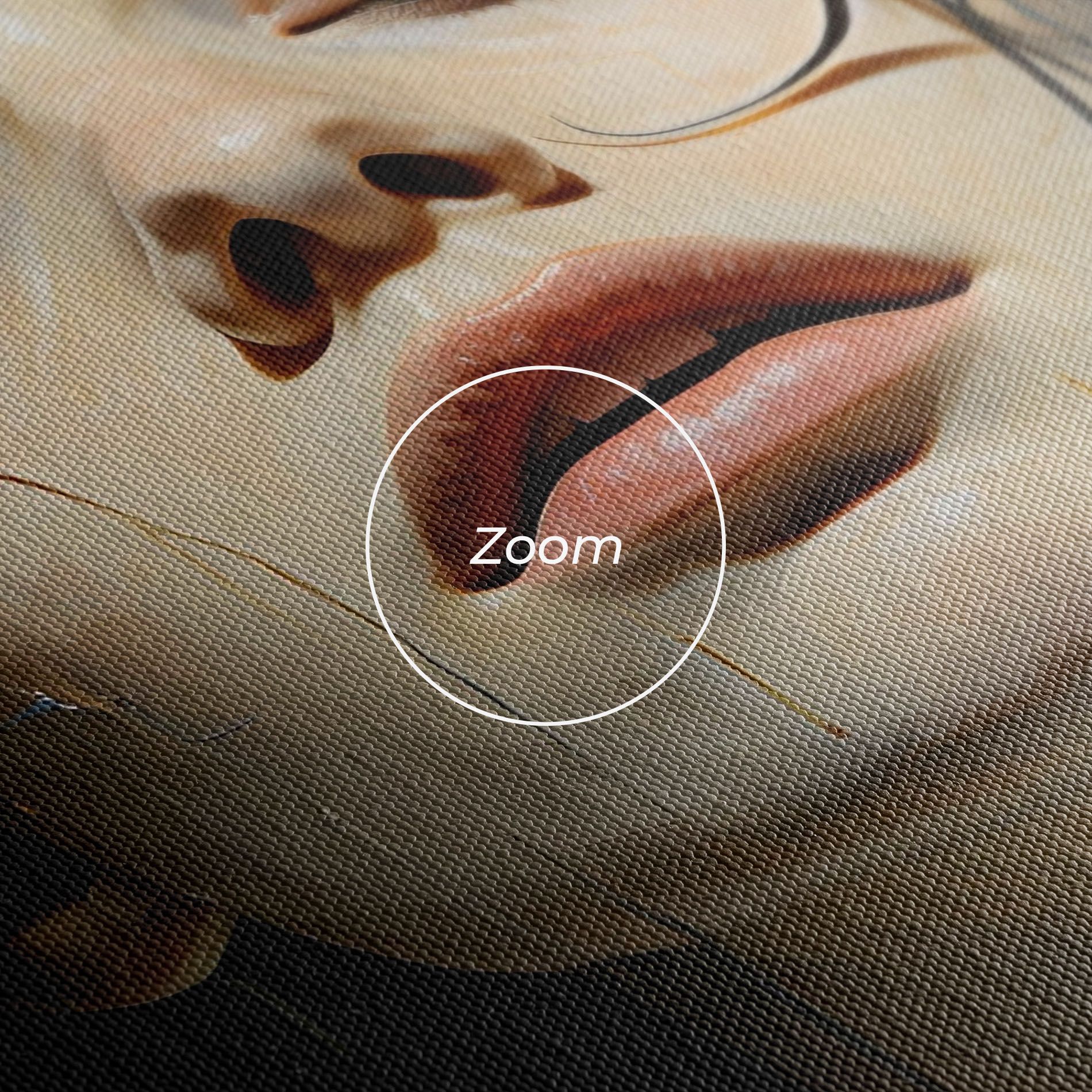 Closed Eyes Woman mockup 3