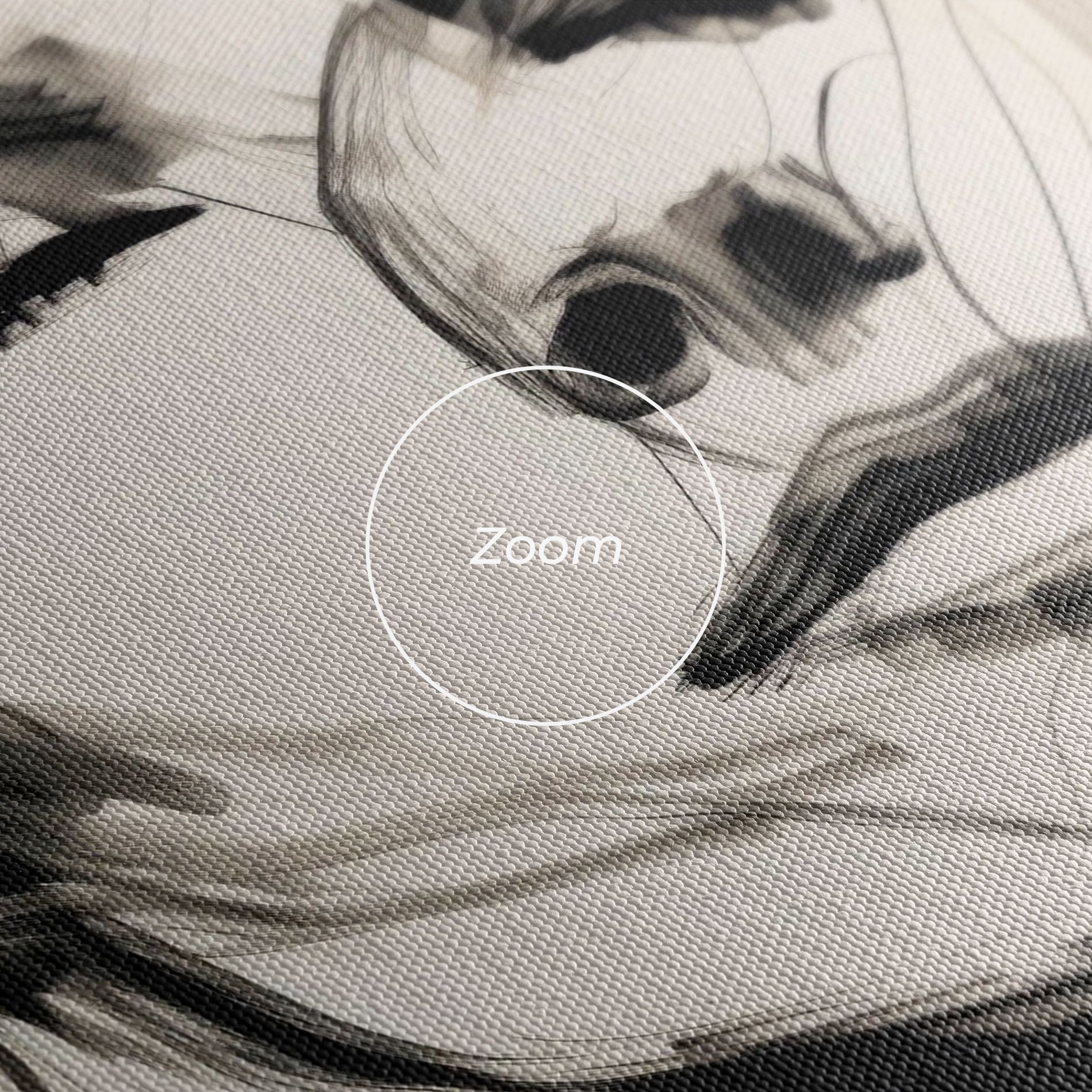 Continuous Line Woman mockup 3