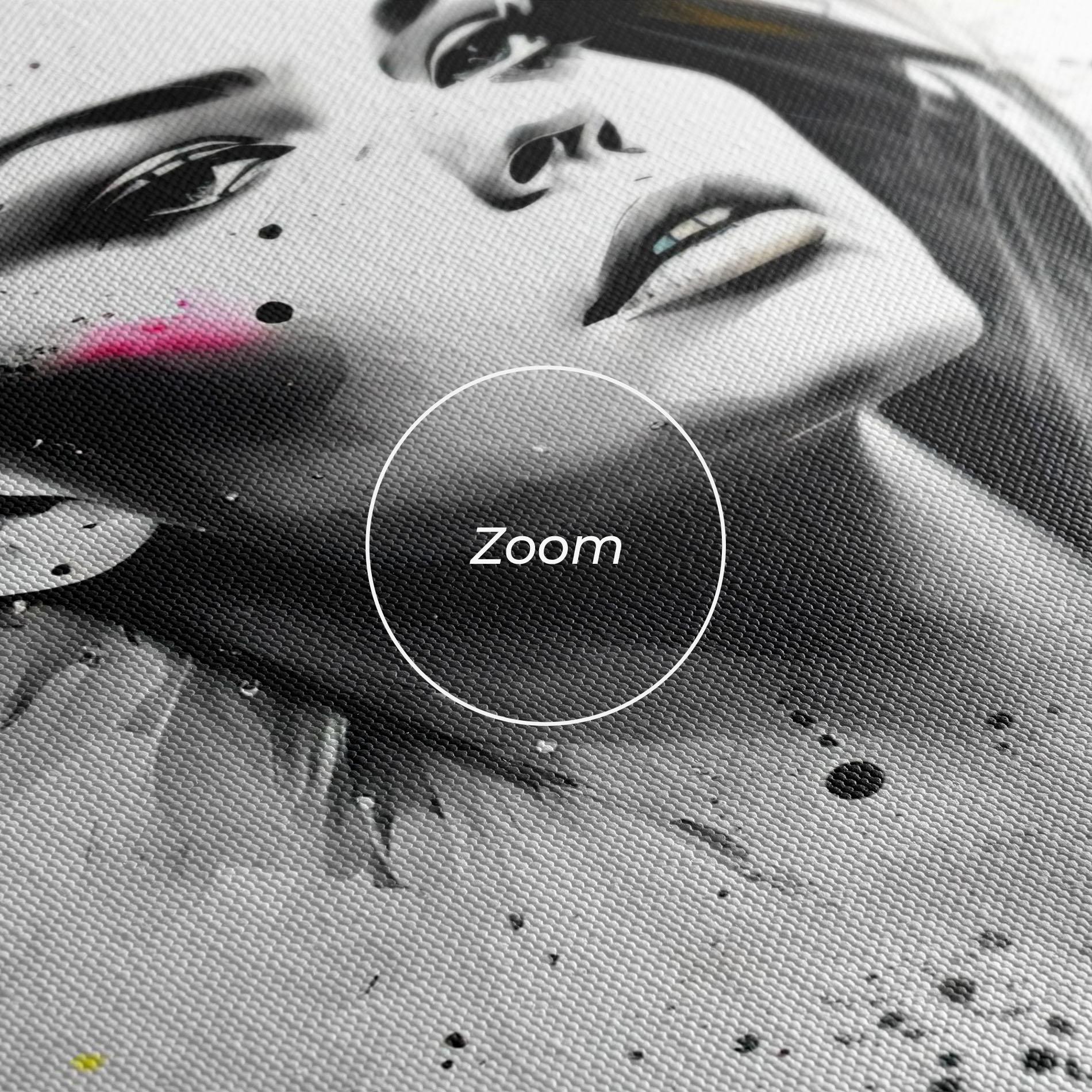 Картина на платно Ink Splash Portrait mockup 3