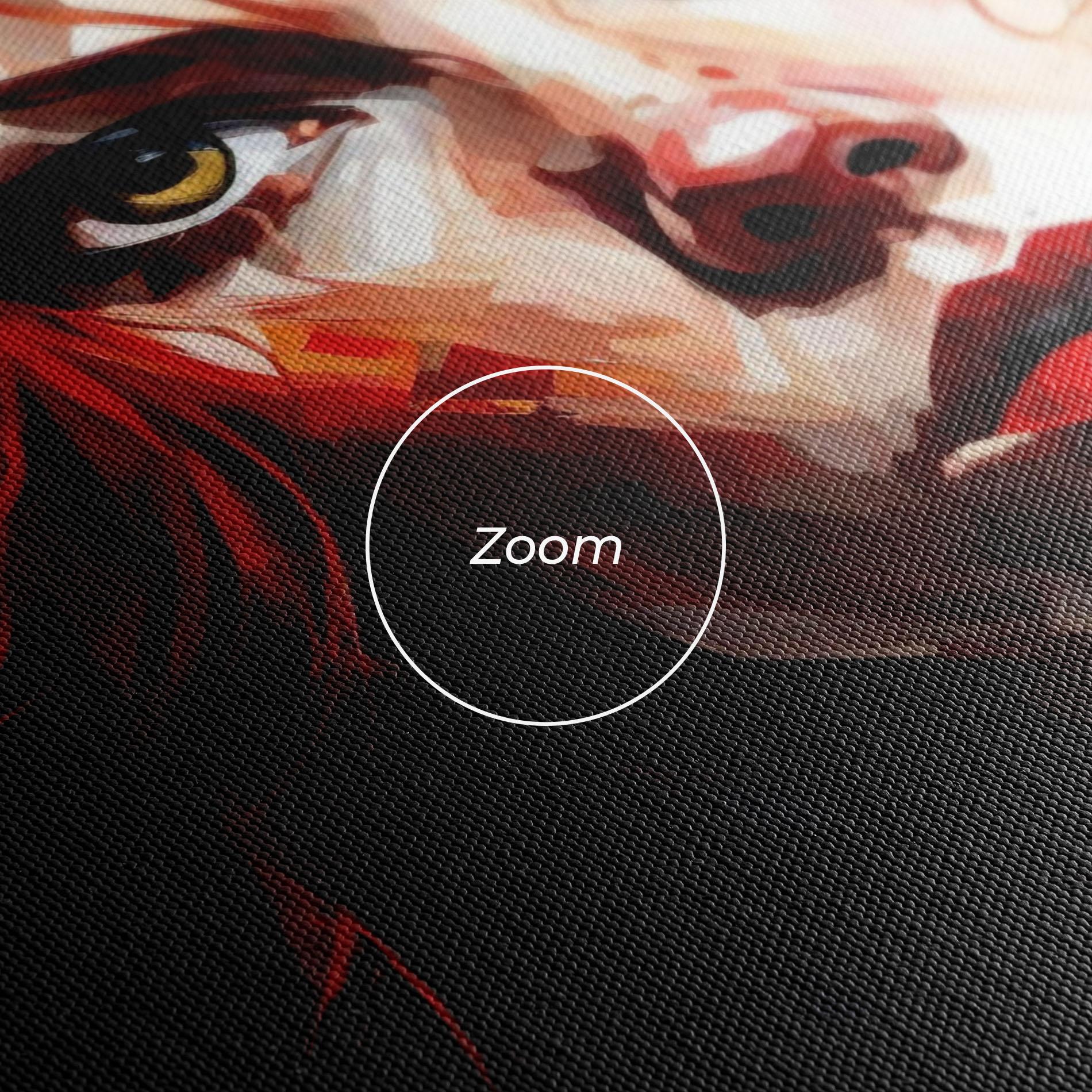 Картина на платно Red Hair Smoky Eyes mockup 3