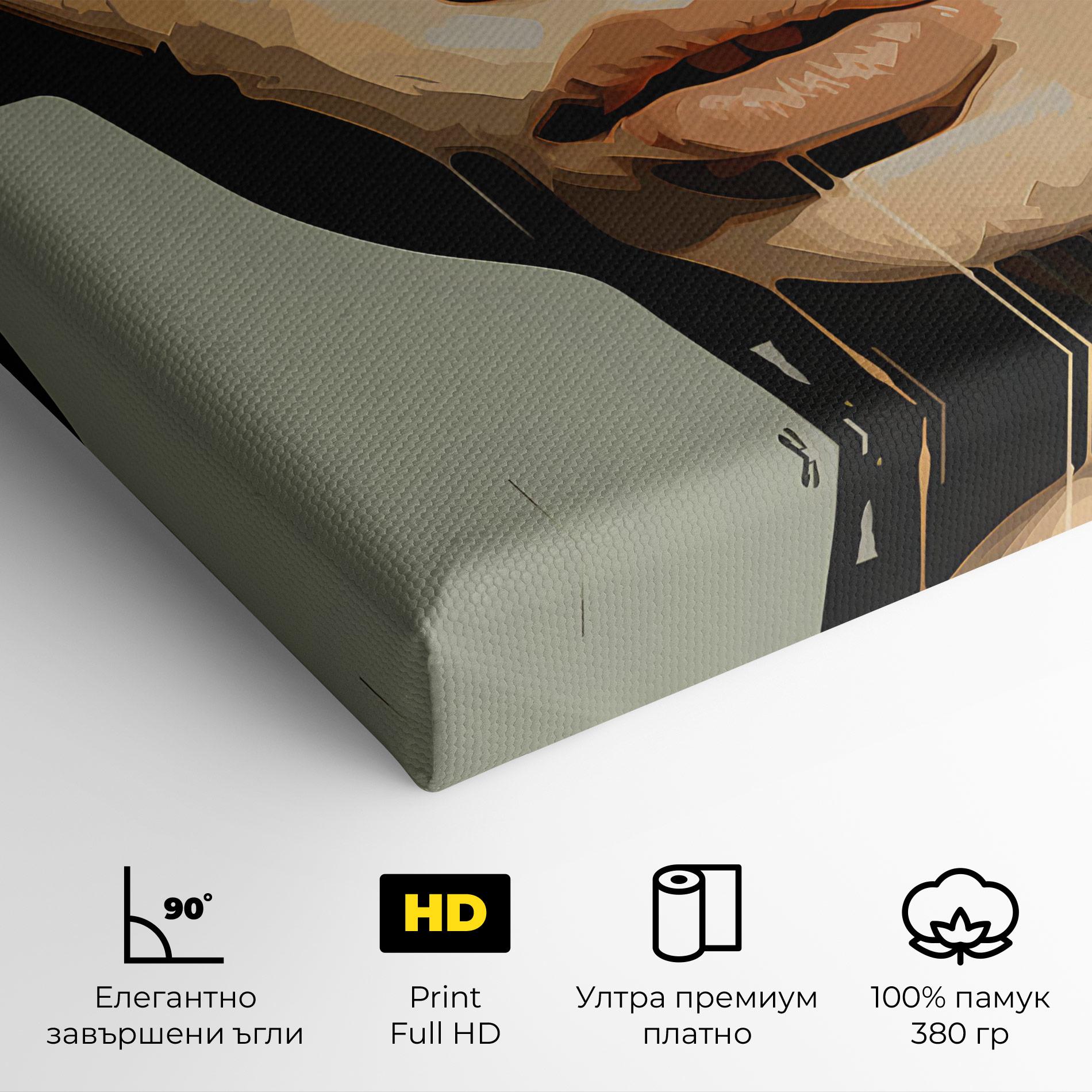 Картина на платно Apologetic Face mockup 4