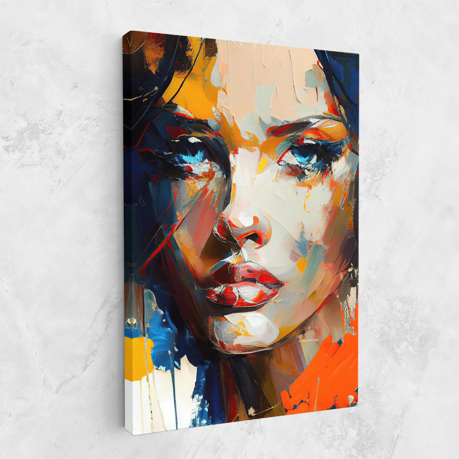 Beautiful Brunette Woman mockup 1