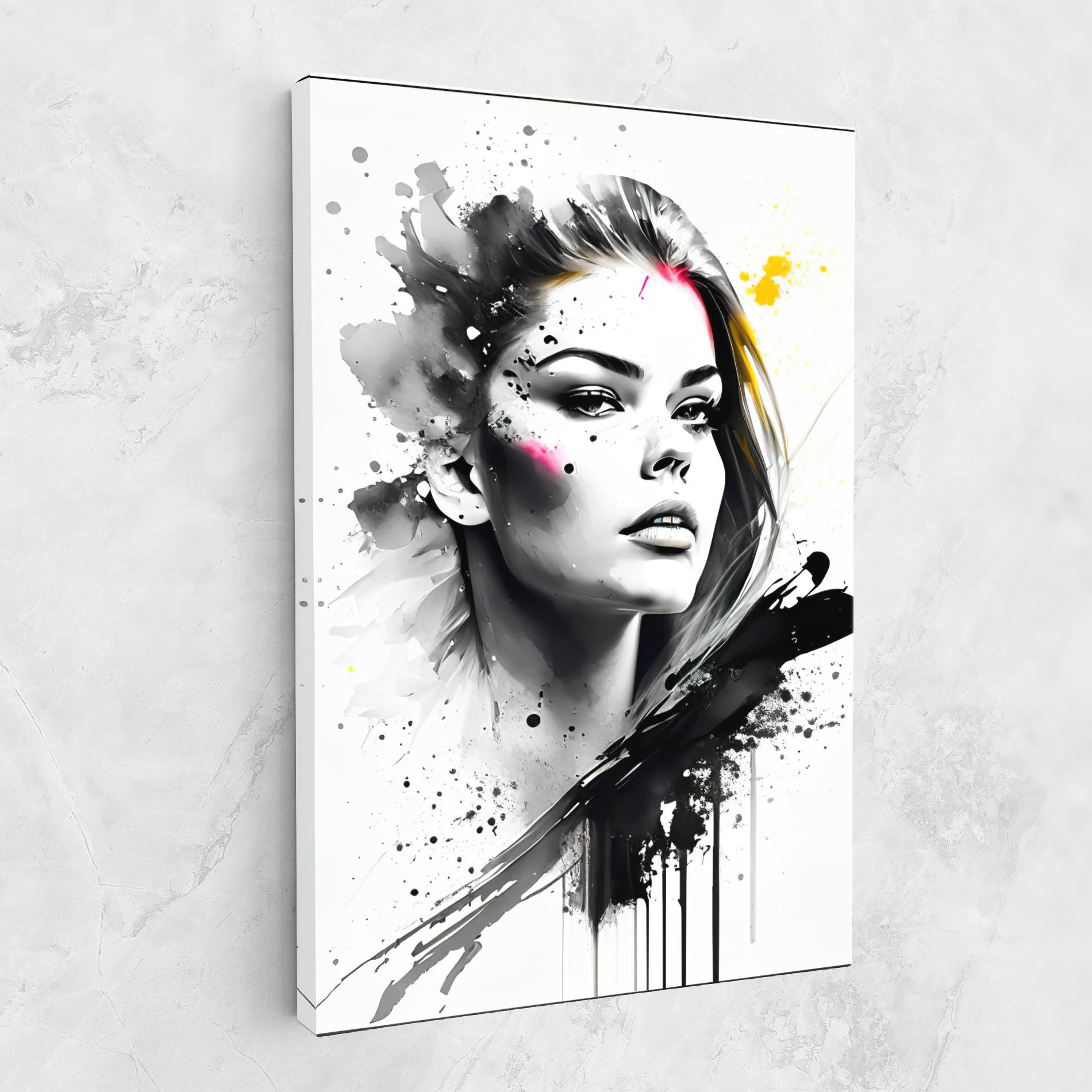 Ink Splash Portrait mockup 1