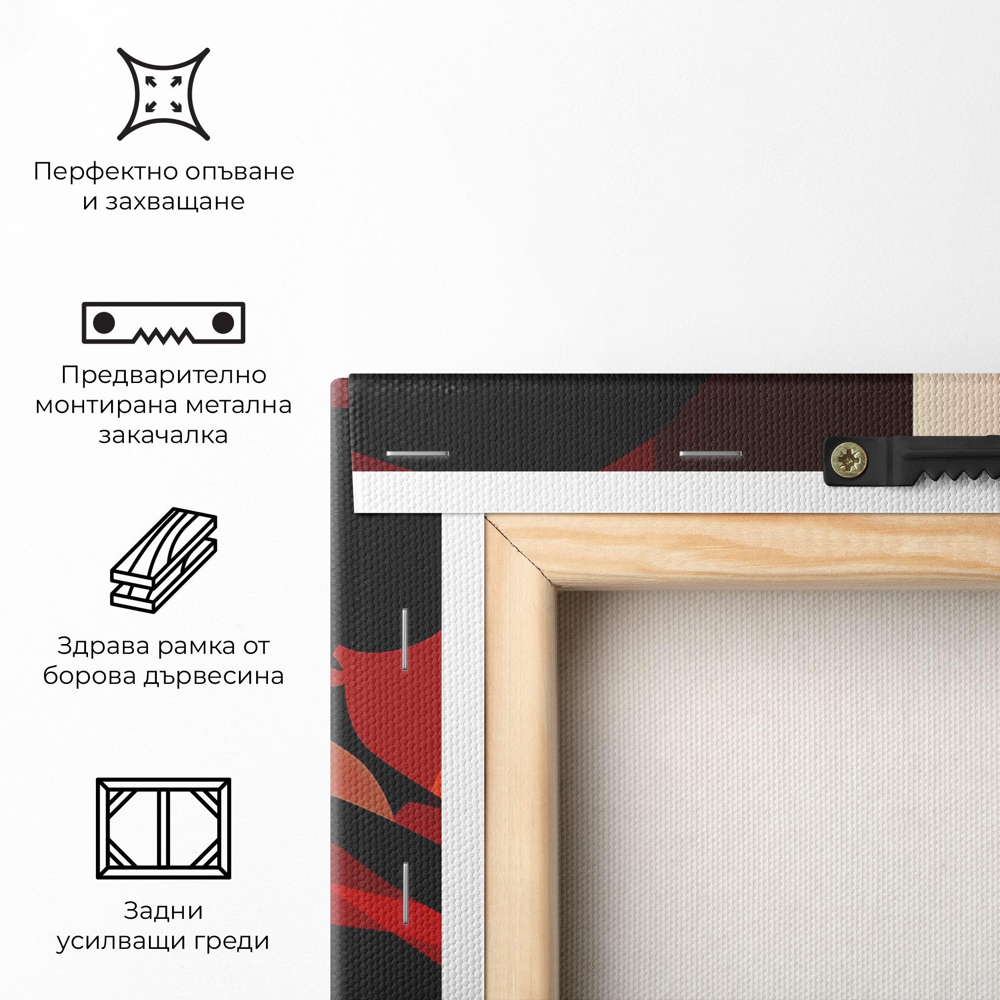 Картина на платно Graphical Portrait mockup 5