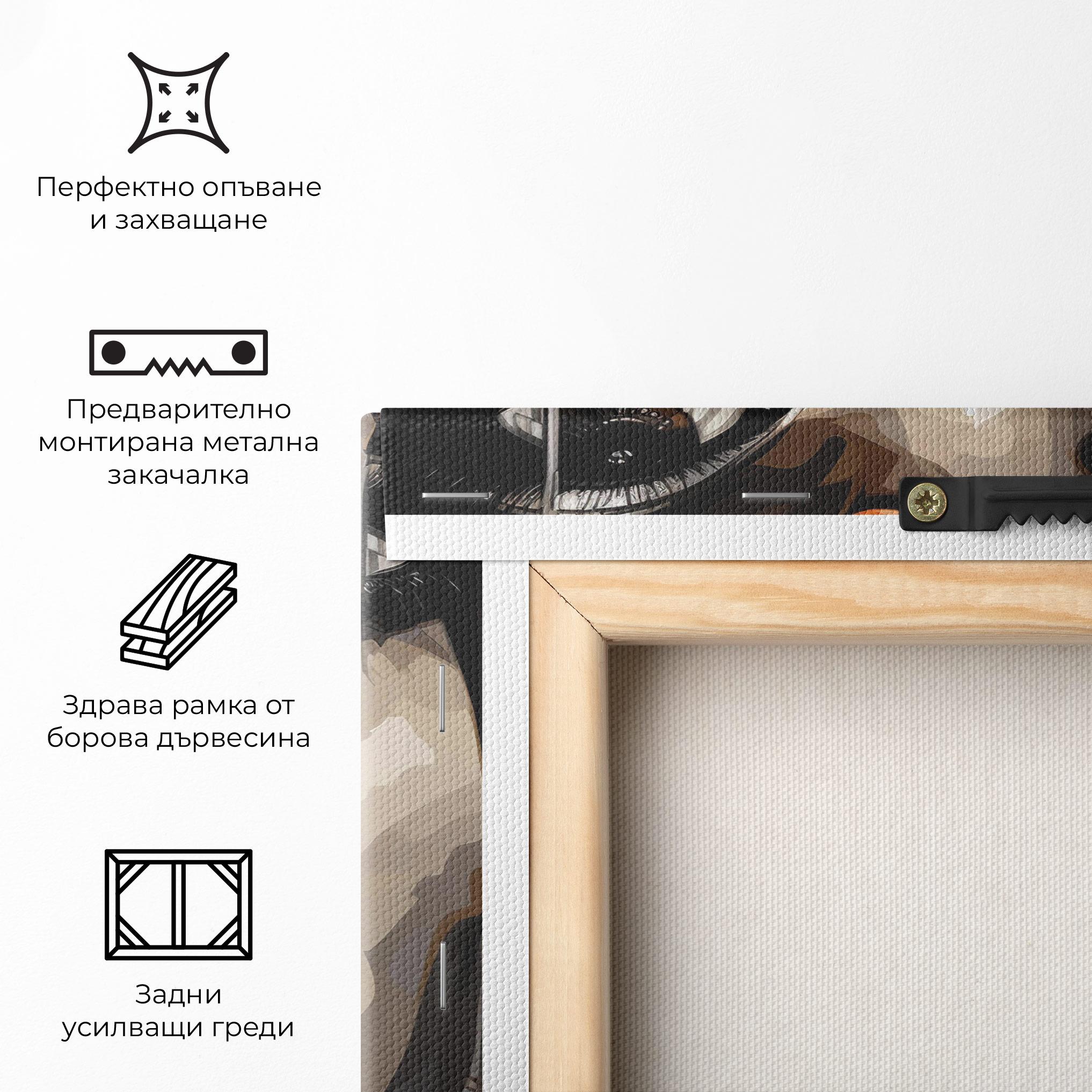 Картина на платно Pretty Girl Portrait mockup 5