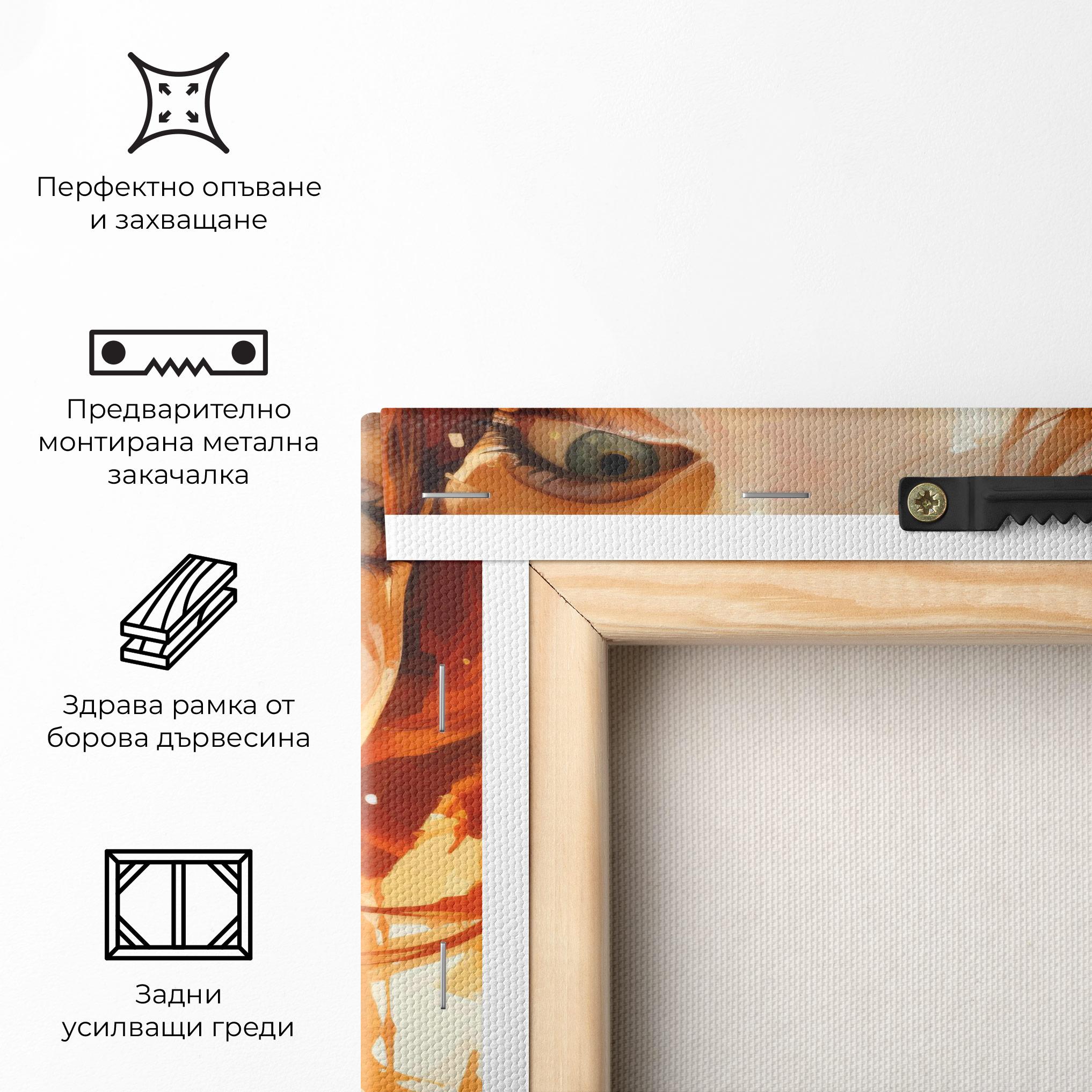 Картина на платно Pretty Woman Portrait mockup 5