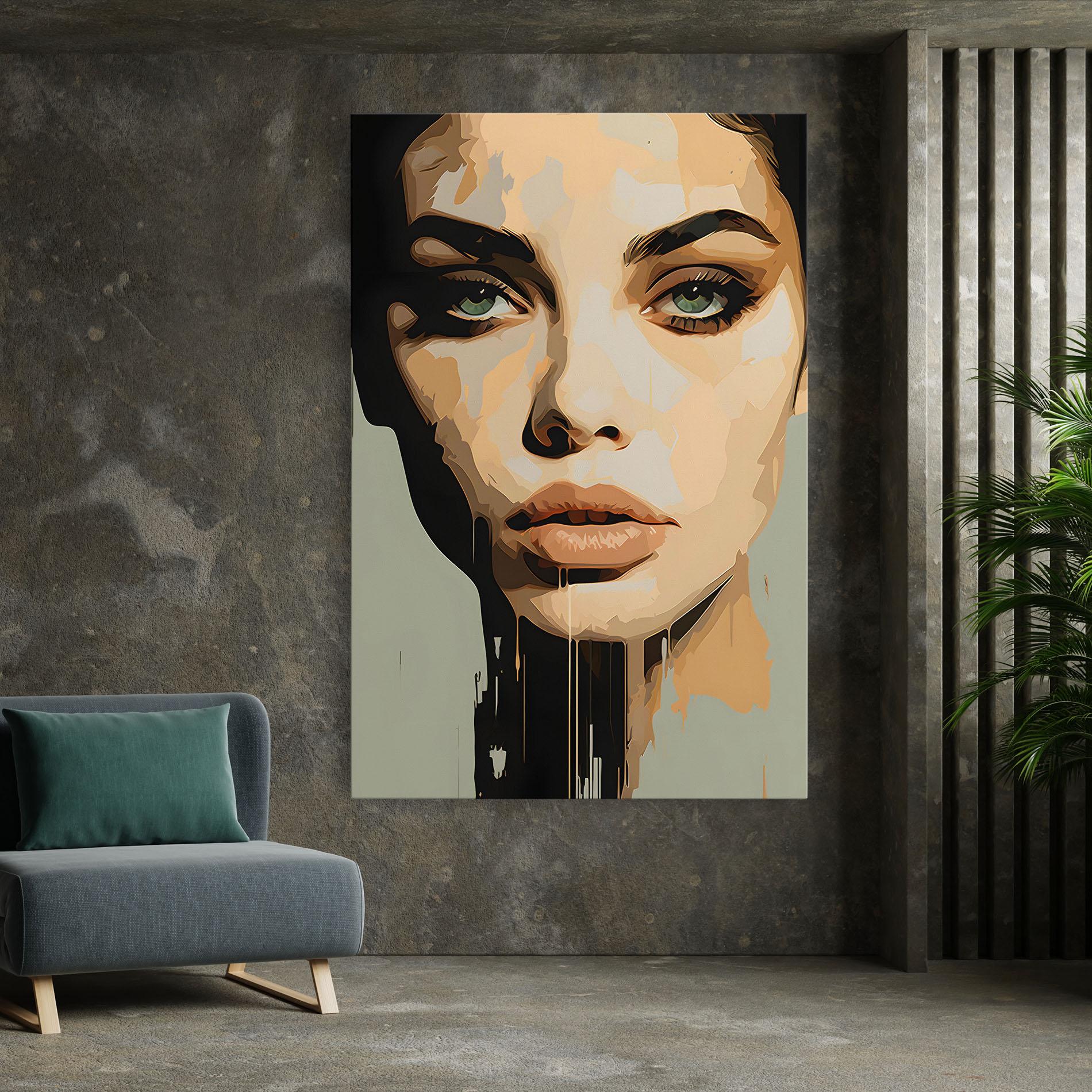 Картина на платно Apologetic Face mockup 7