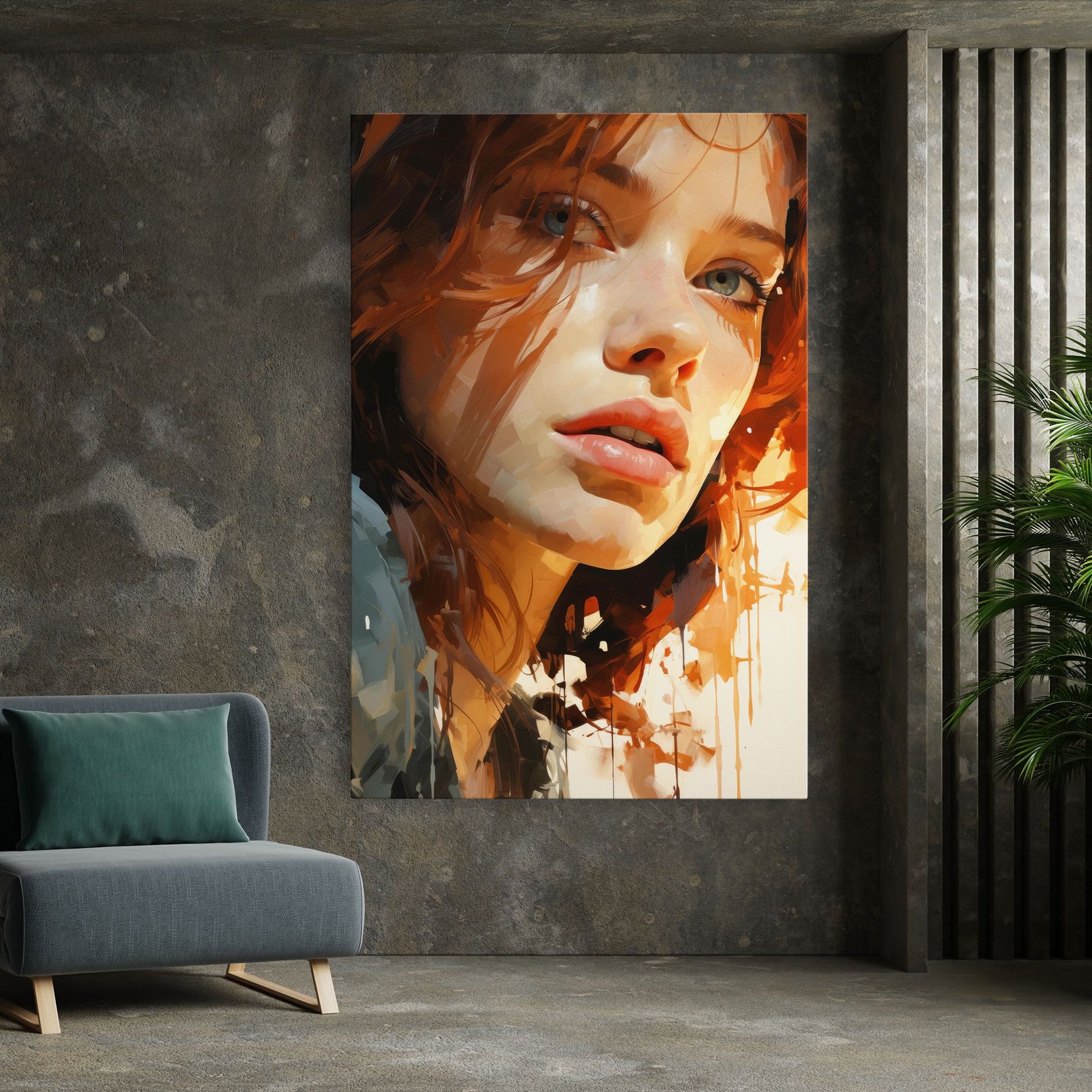 Pretty Woman Portrait mockup 7