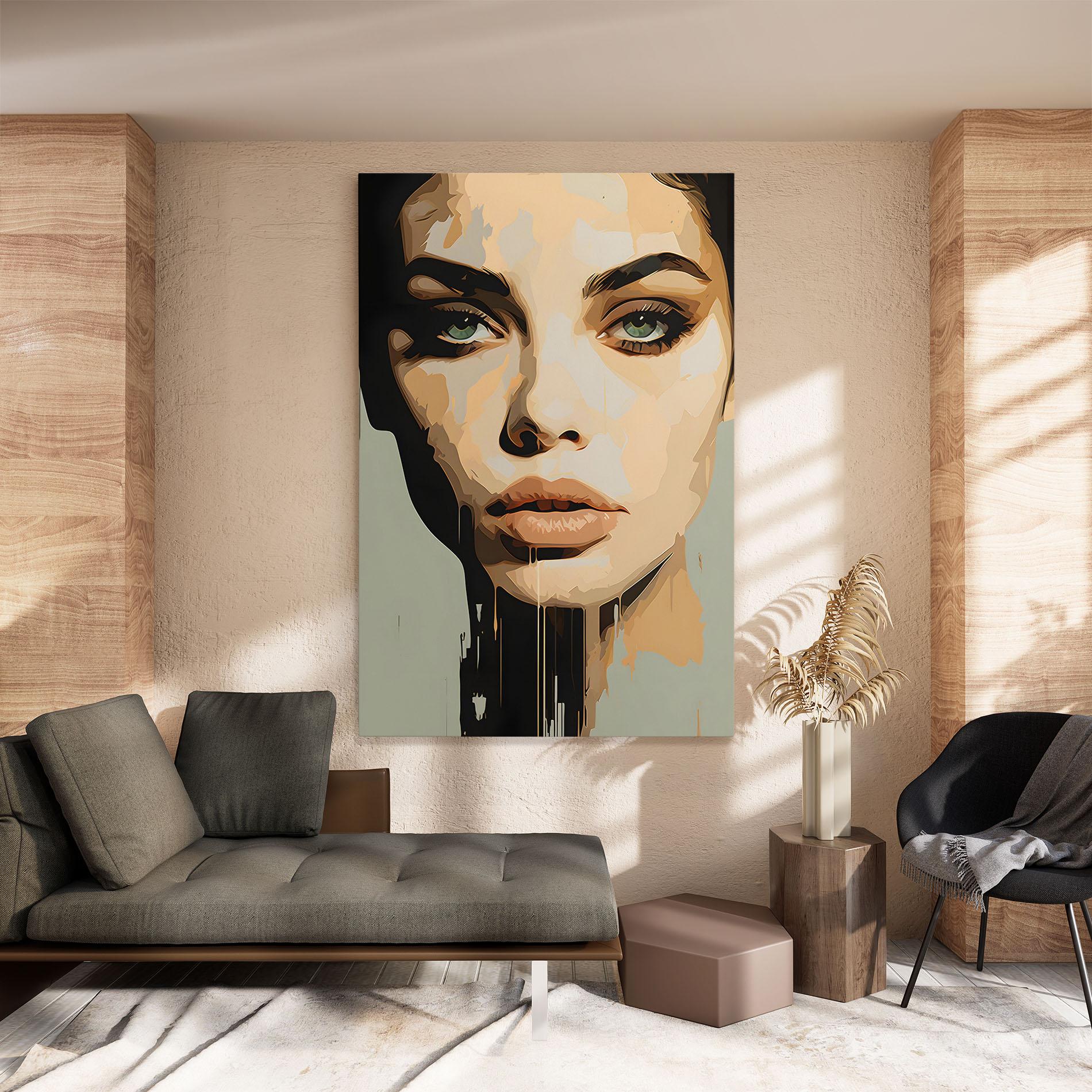 Картина на платно Apologetic Face mockup 8