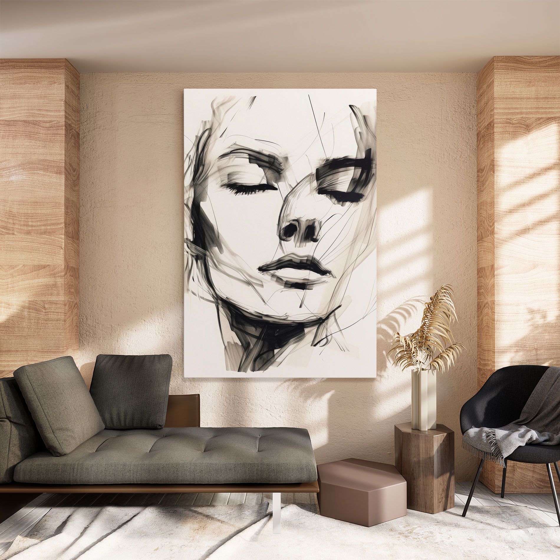 Continuous Line Woman mockup 8