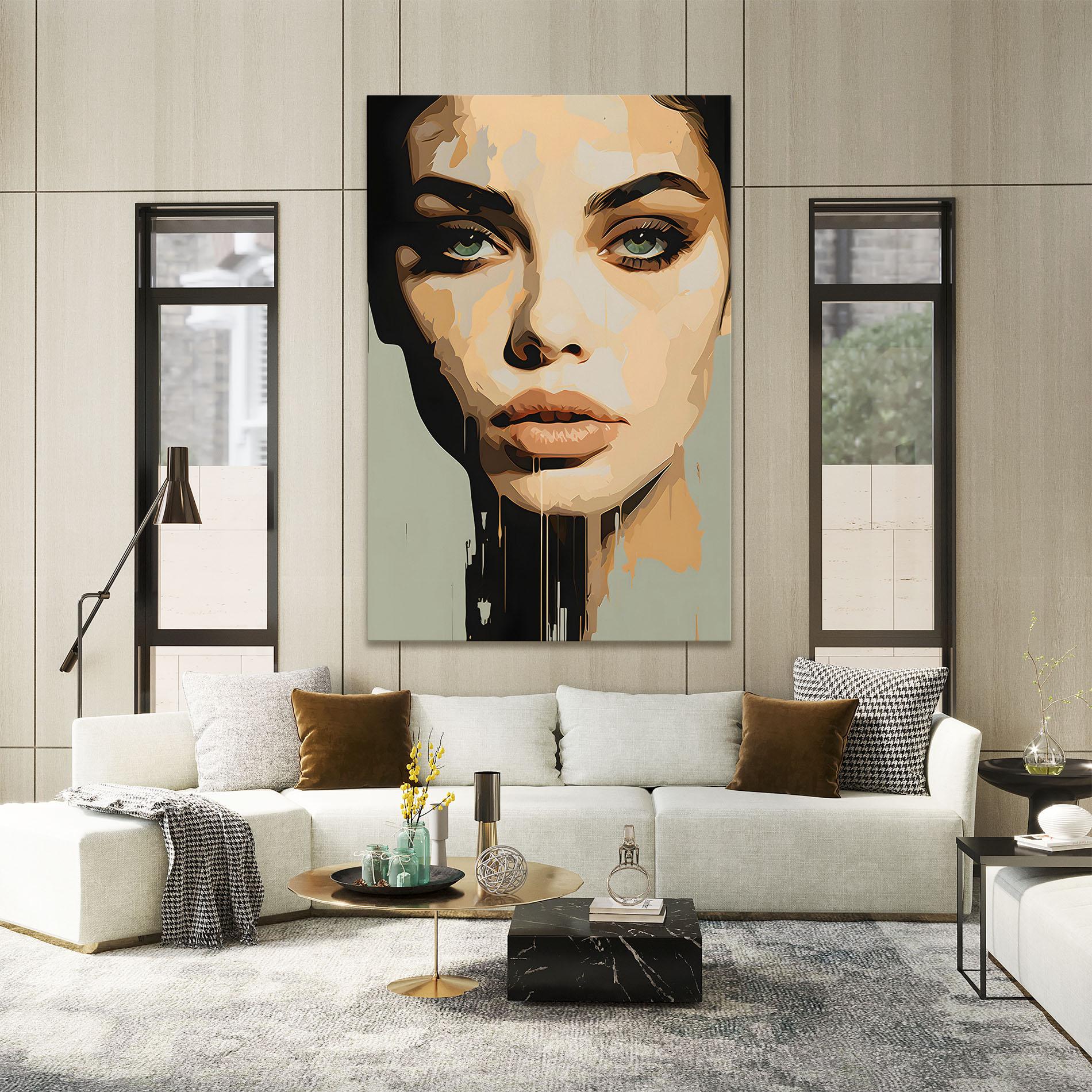 Картина на платно Apologetic Face mockup 2