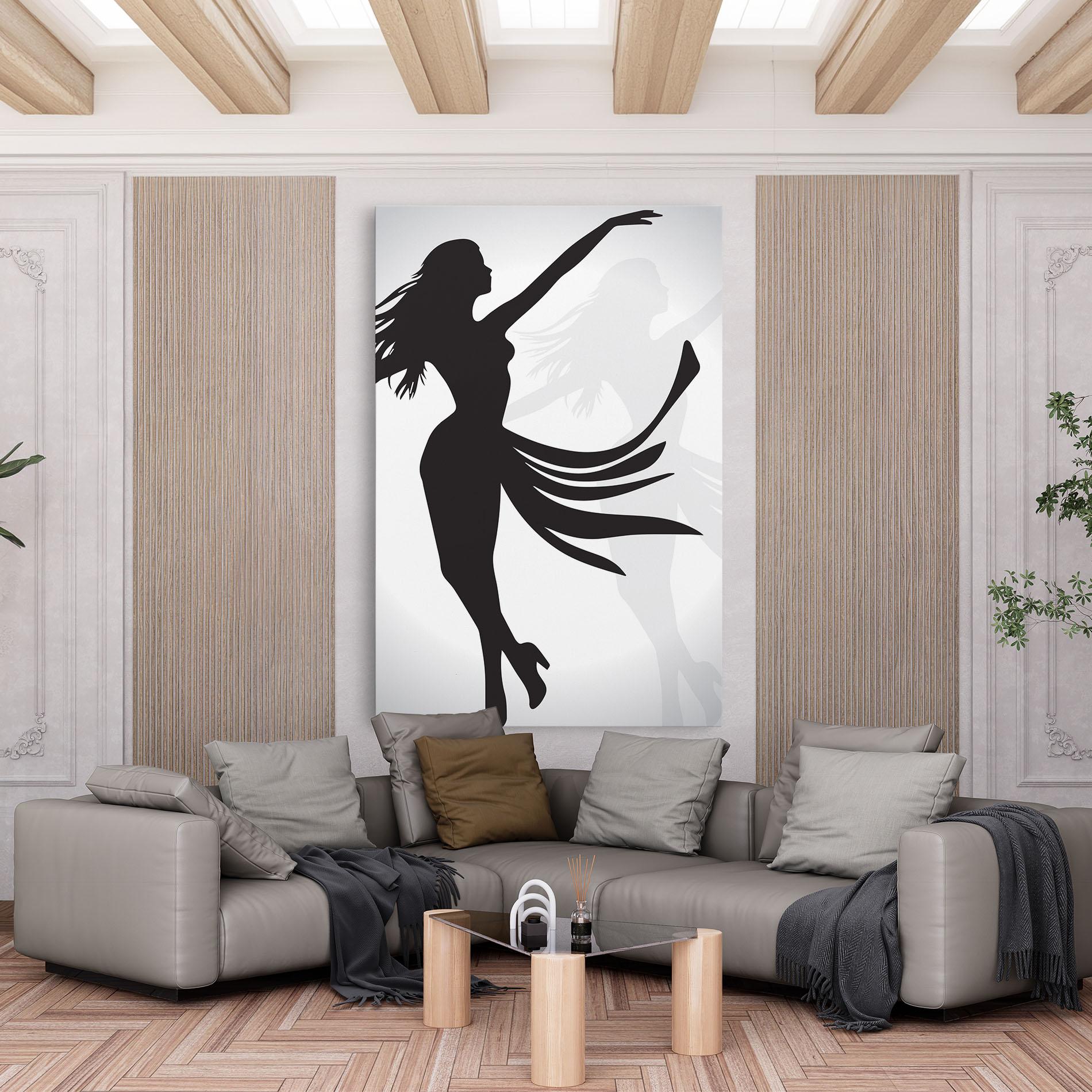 Картина на платно Dance Shilouette mockup 6