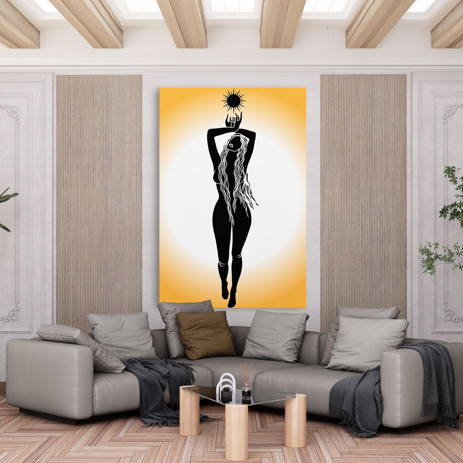 Картина на платно Mistic Woman mockup 6