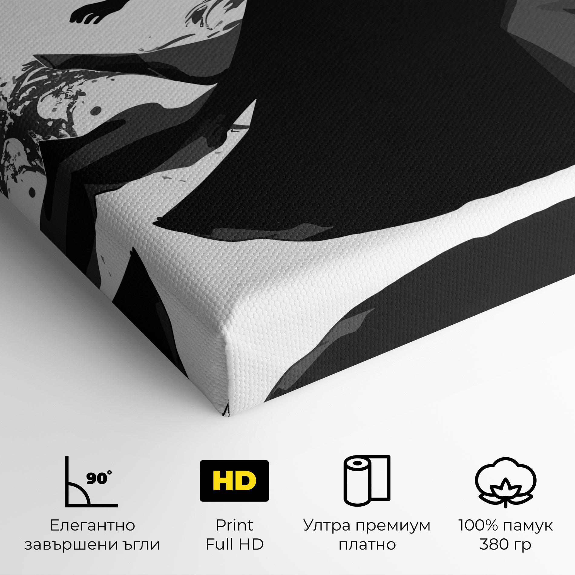 Картина на платно Dress Jump mockup 4