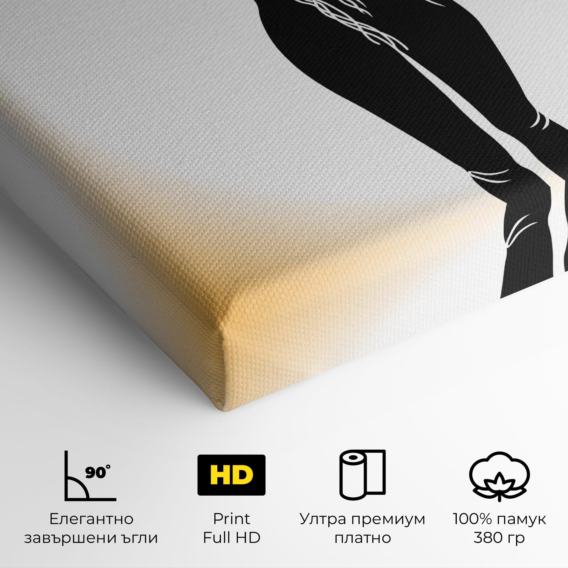 Картина на платно Mistic Woman mockup 4