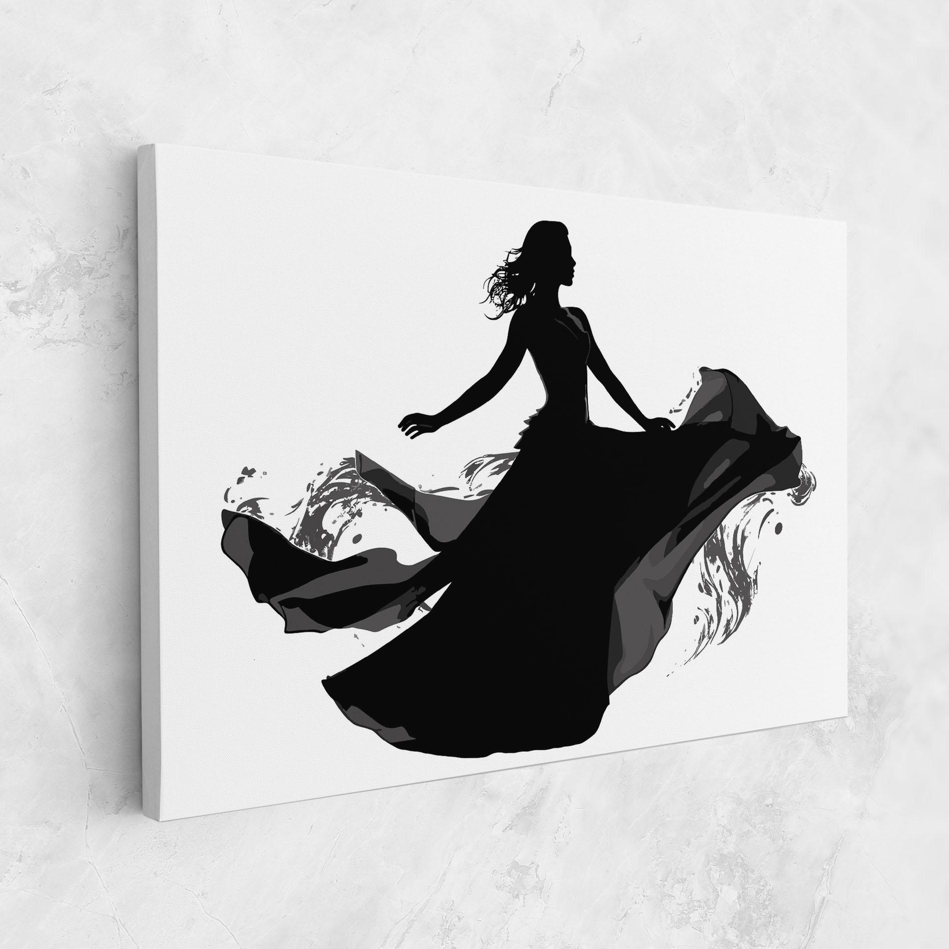 Картина на платно Dress Jump mockup 1