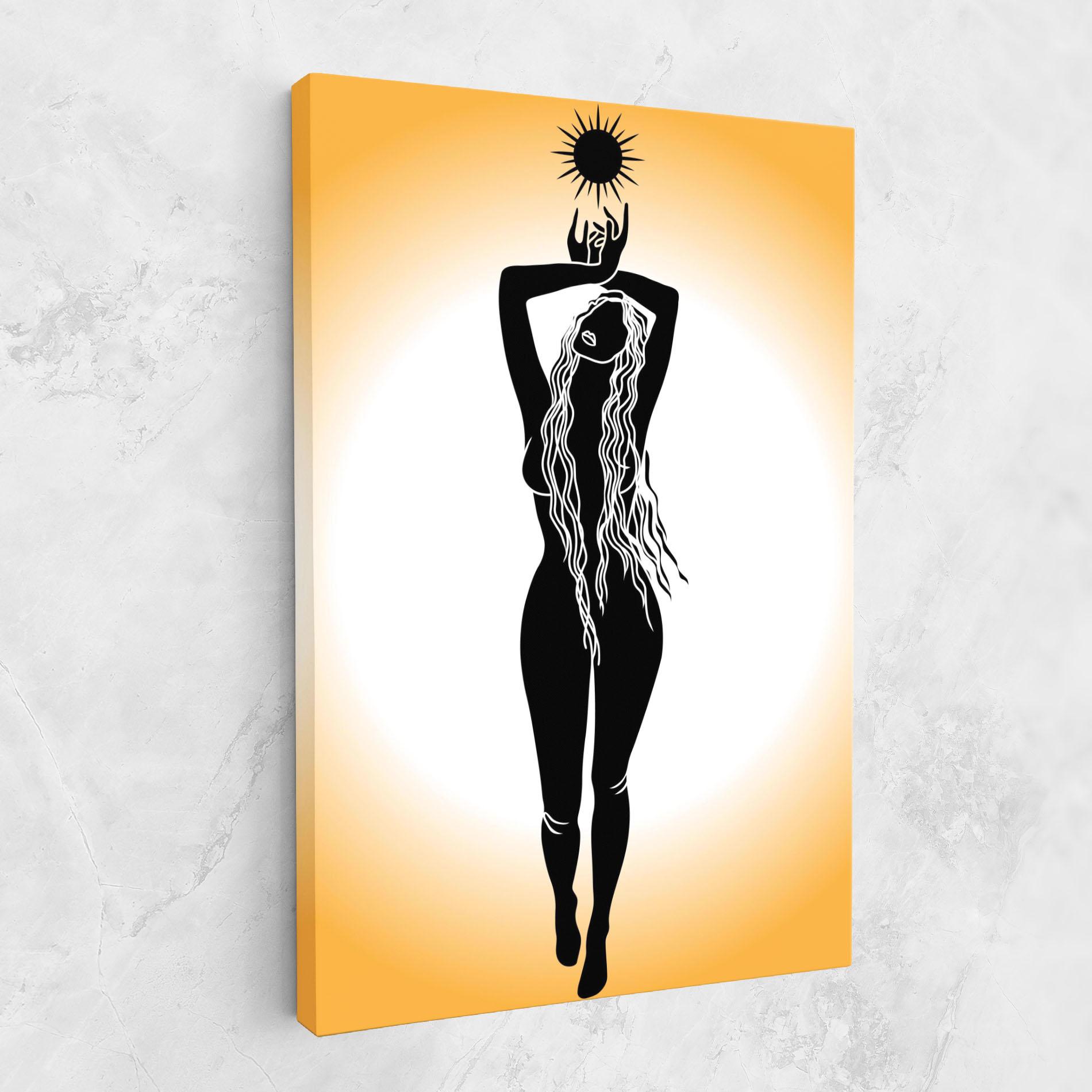 Картина на платно Mistic Woman mockup 1