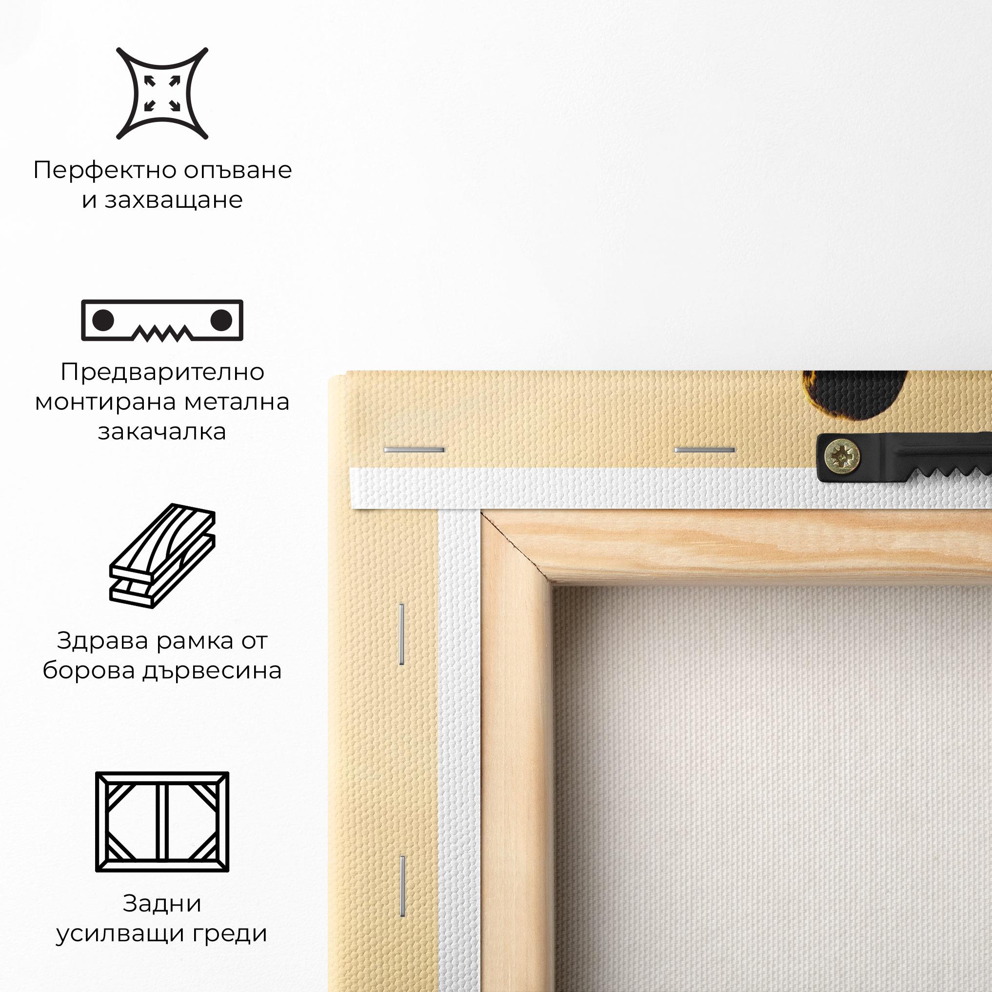 Картина на платно Ballet On Cream mockup 5