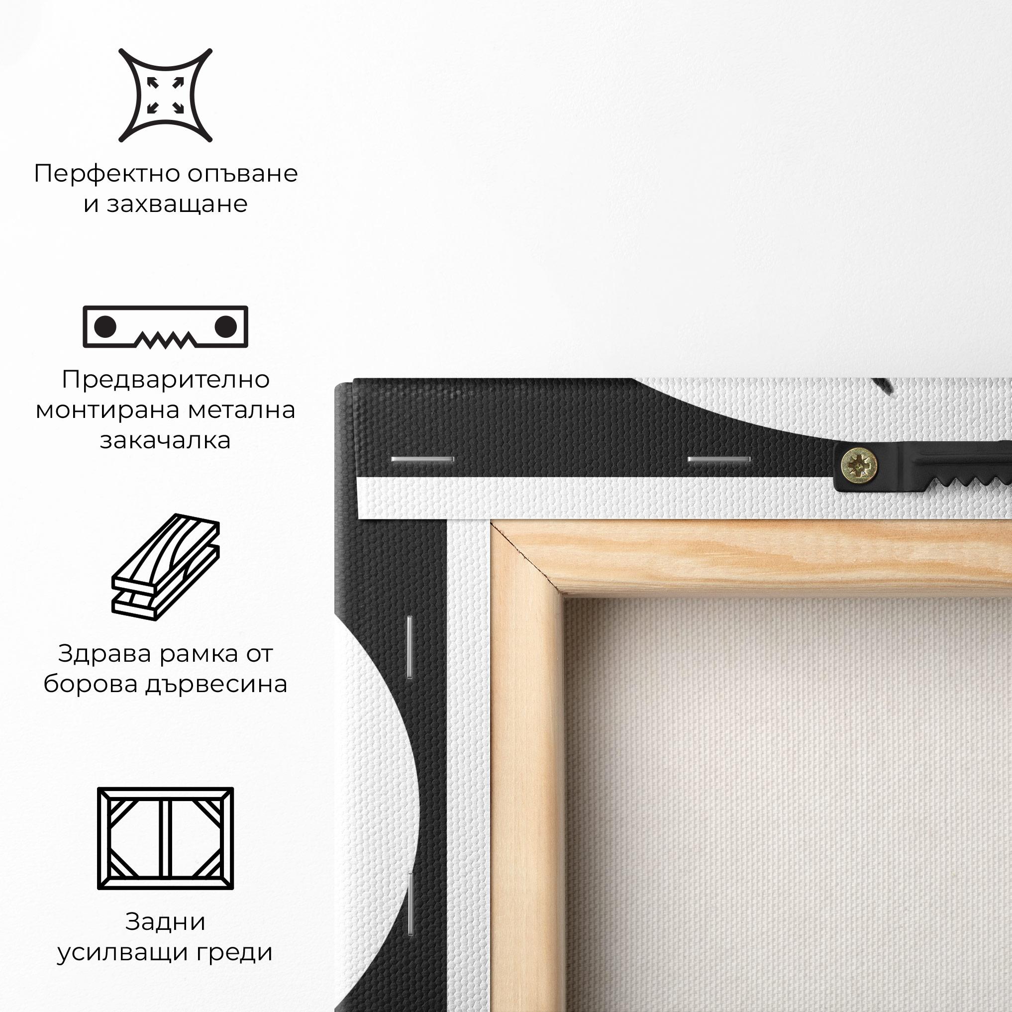 Картина на платно Circle Woman Body mockup 5