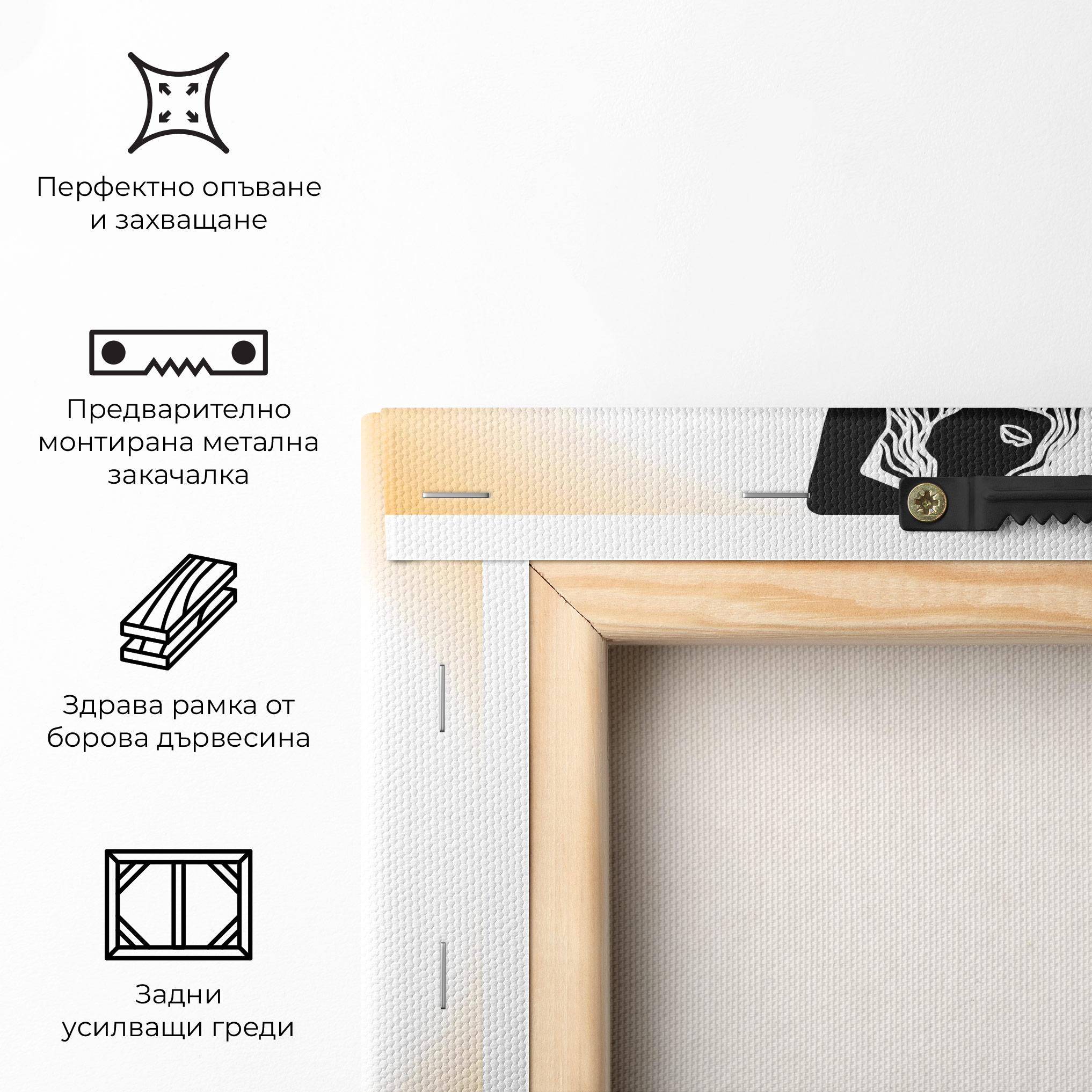 Картина на платно Mistic Woman mockup 5