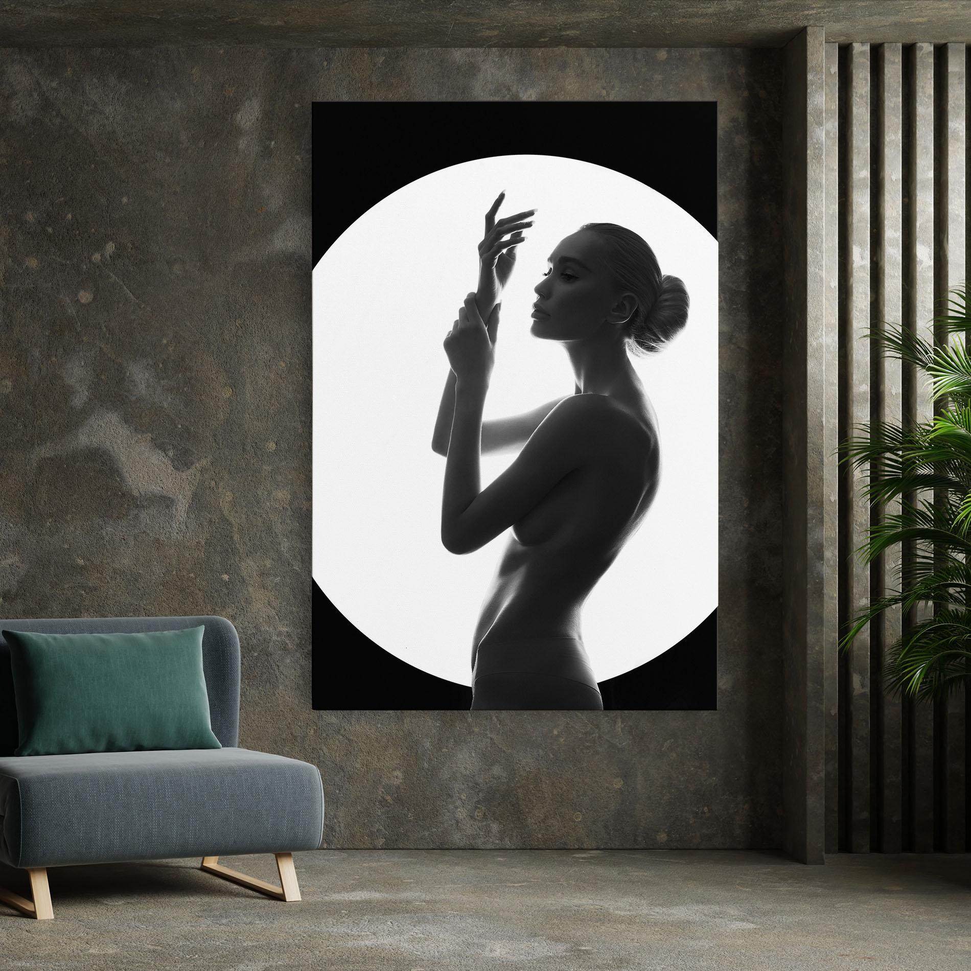 Картина на платно Body Figure mockup 7