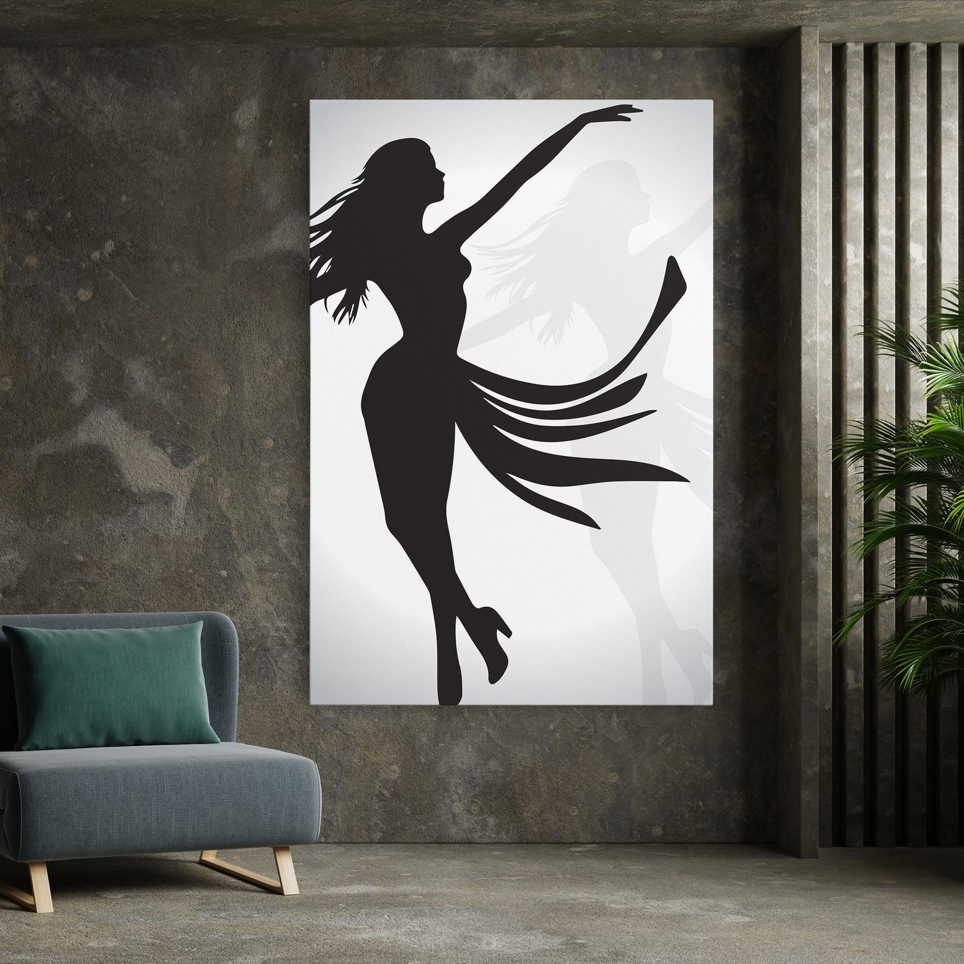 Картина на платно Dance Shilouette mockup 7