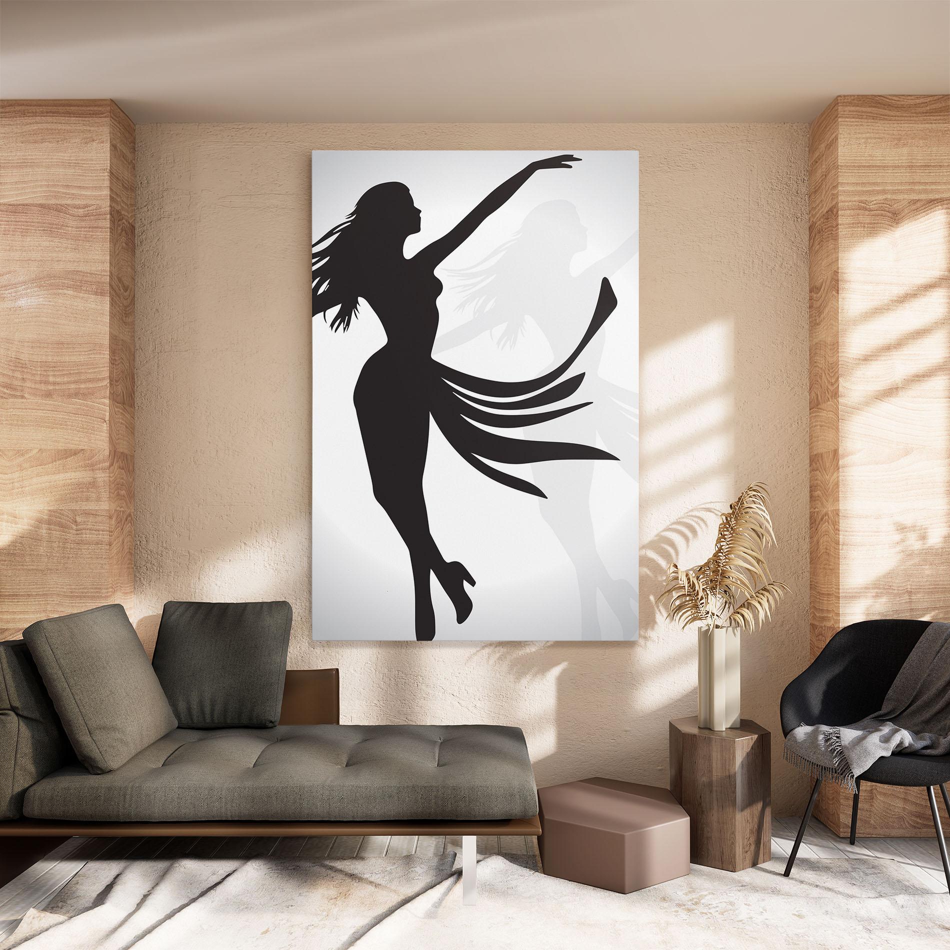 Картина на платно Dance Shilouette mockup 8