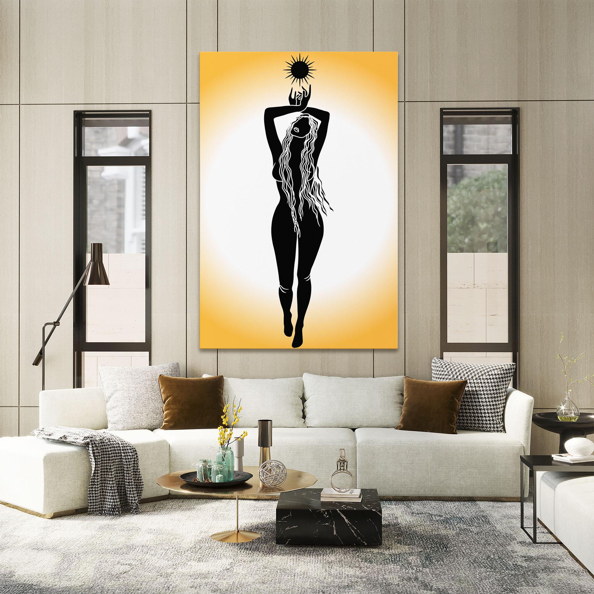 Картина на платно Mistic Woman mockup 2