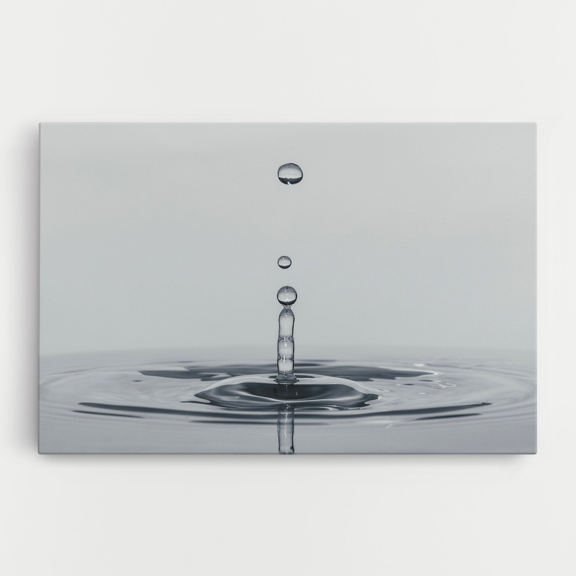 Grey Water Drop mockup 0