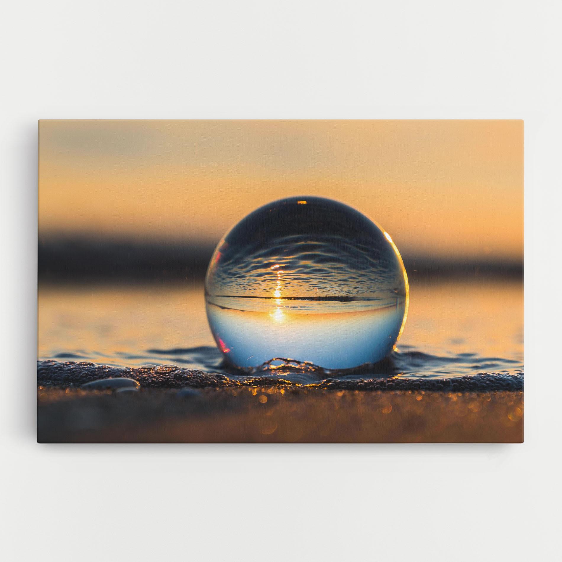 Картина на платно Water Bubble Reflecting mockup 0