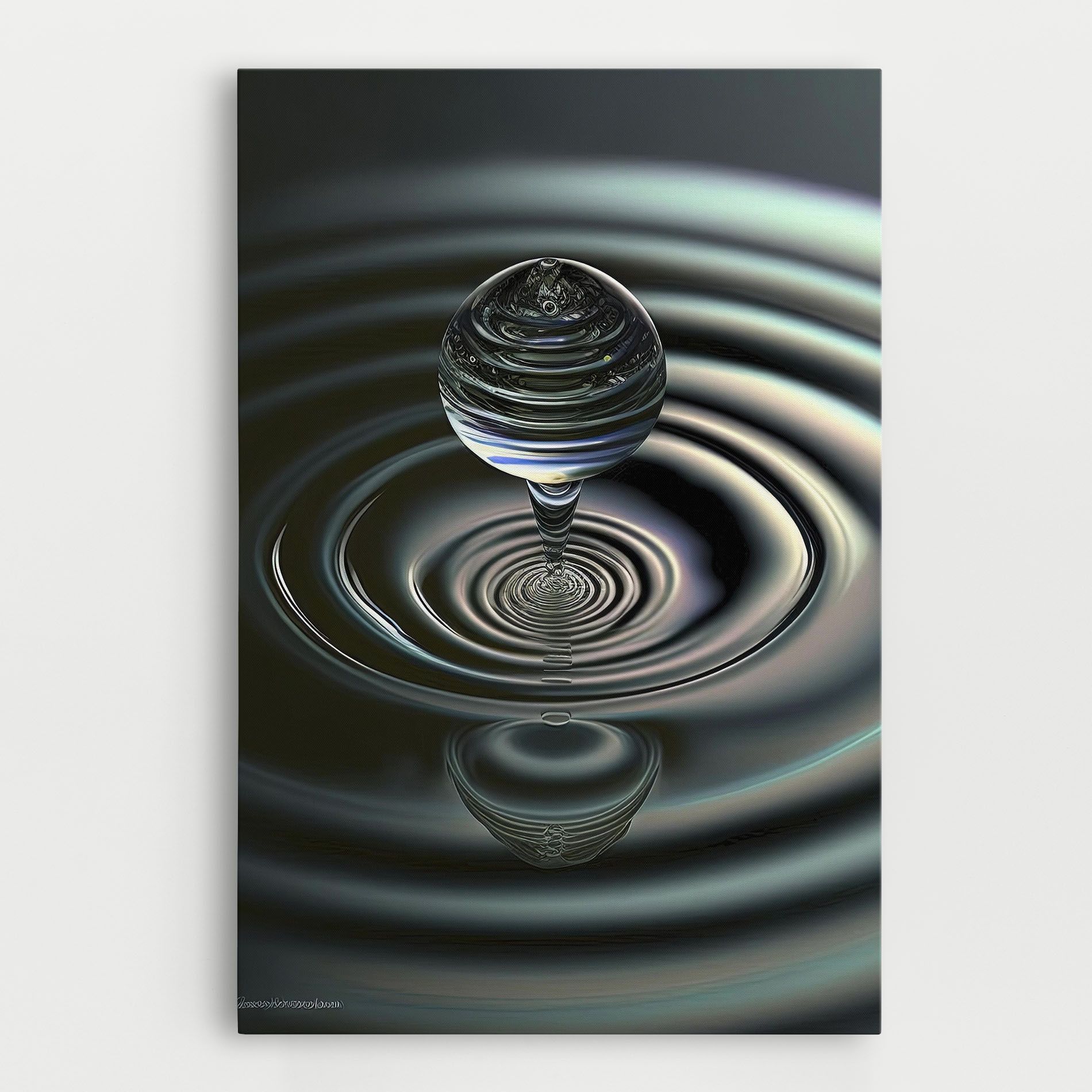 Beautiful Water Drop mockup 0