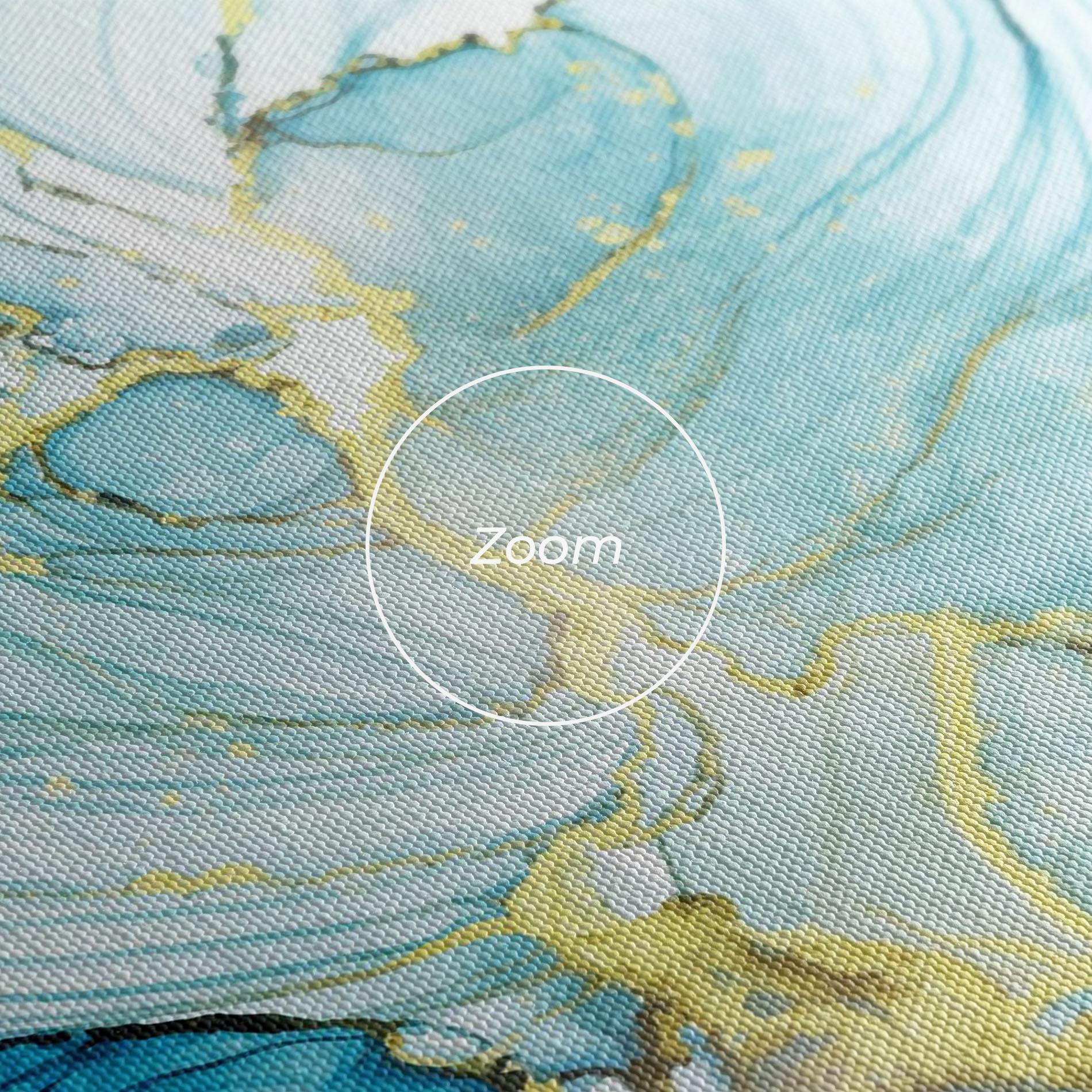 Картина на платно Artistic Gold Blue mockup 3