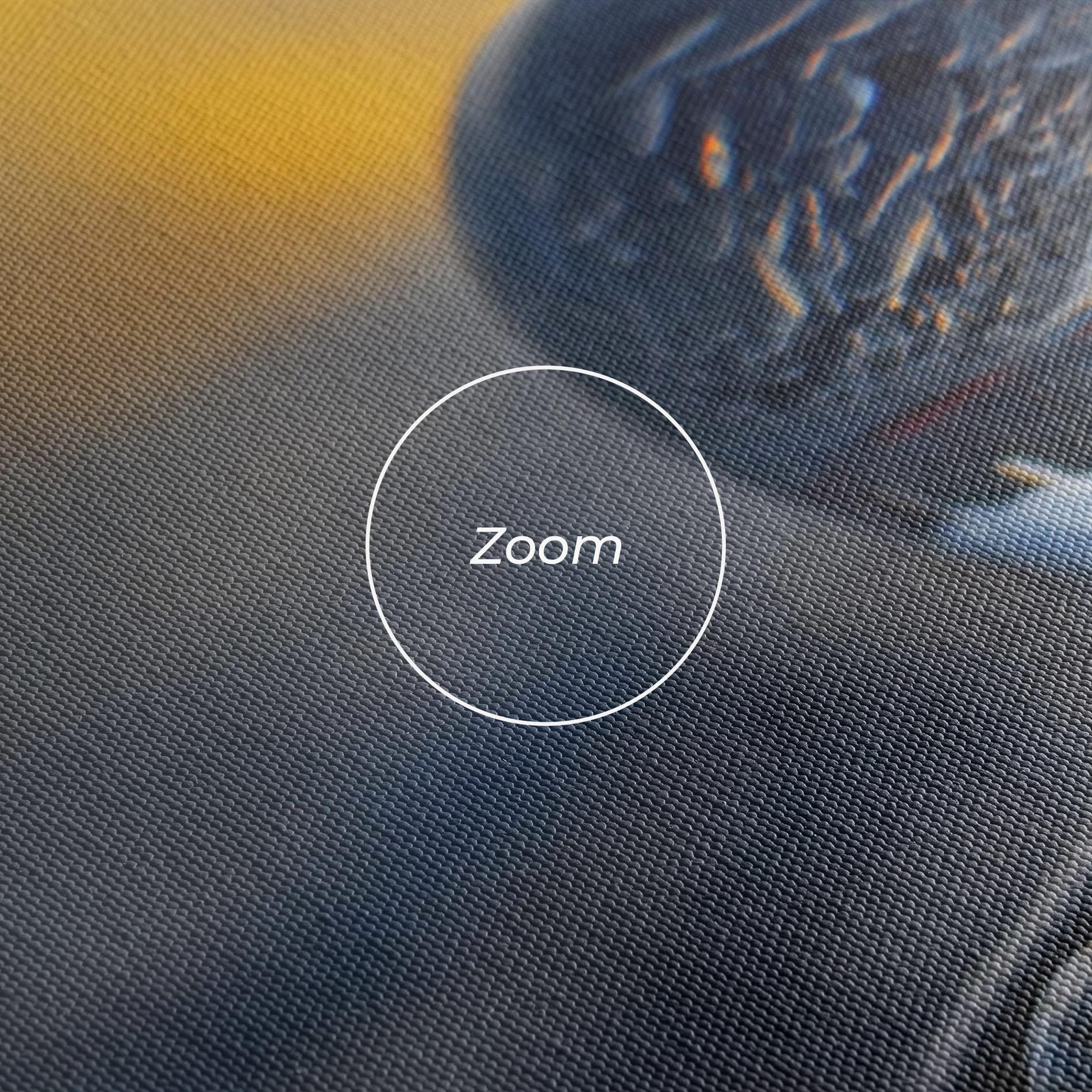 Картина на платно Sunset Lensball mockup 3