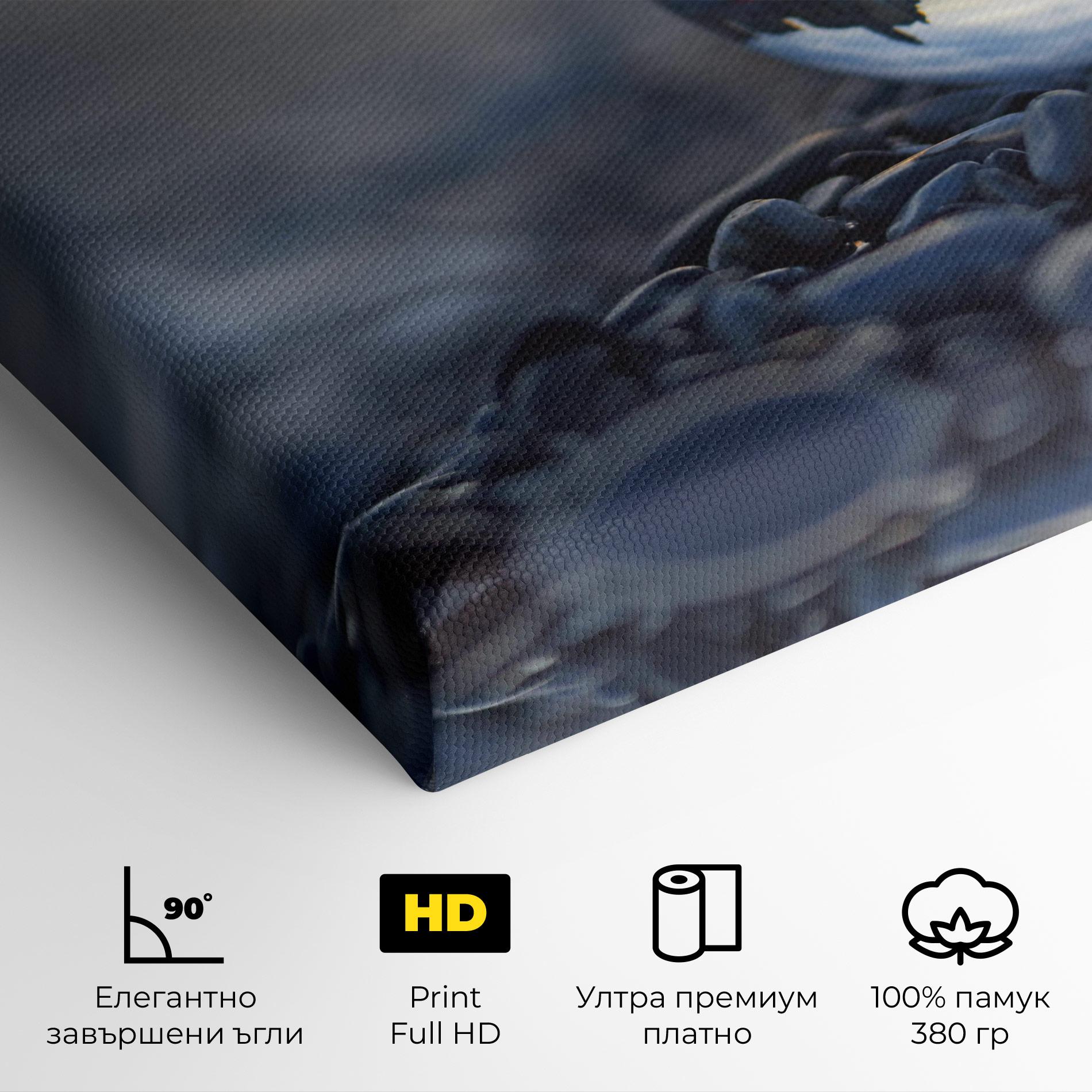 Картина на платно Sunset Lensball mockup 4