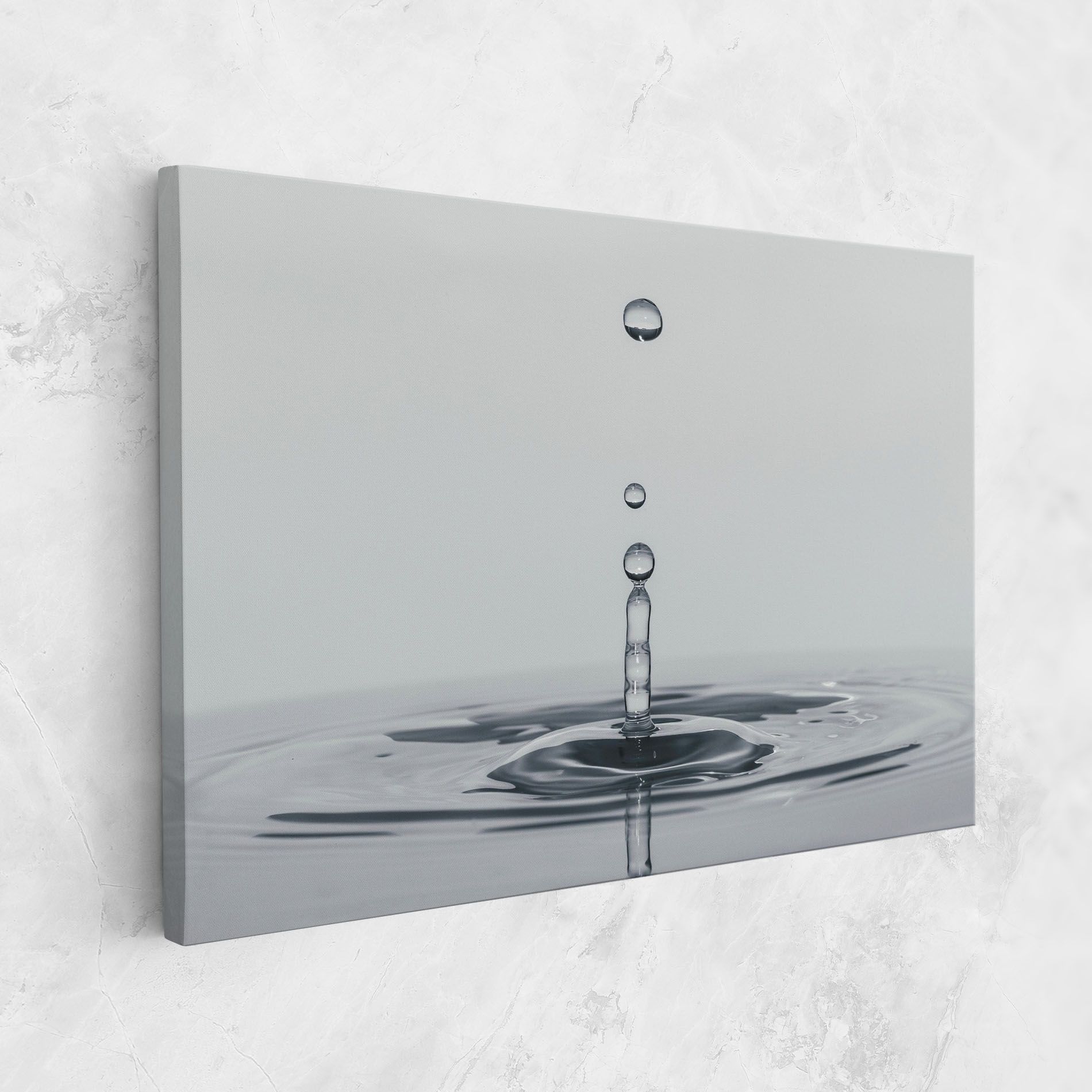 Grey Water Drop mockup 1