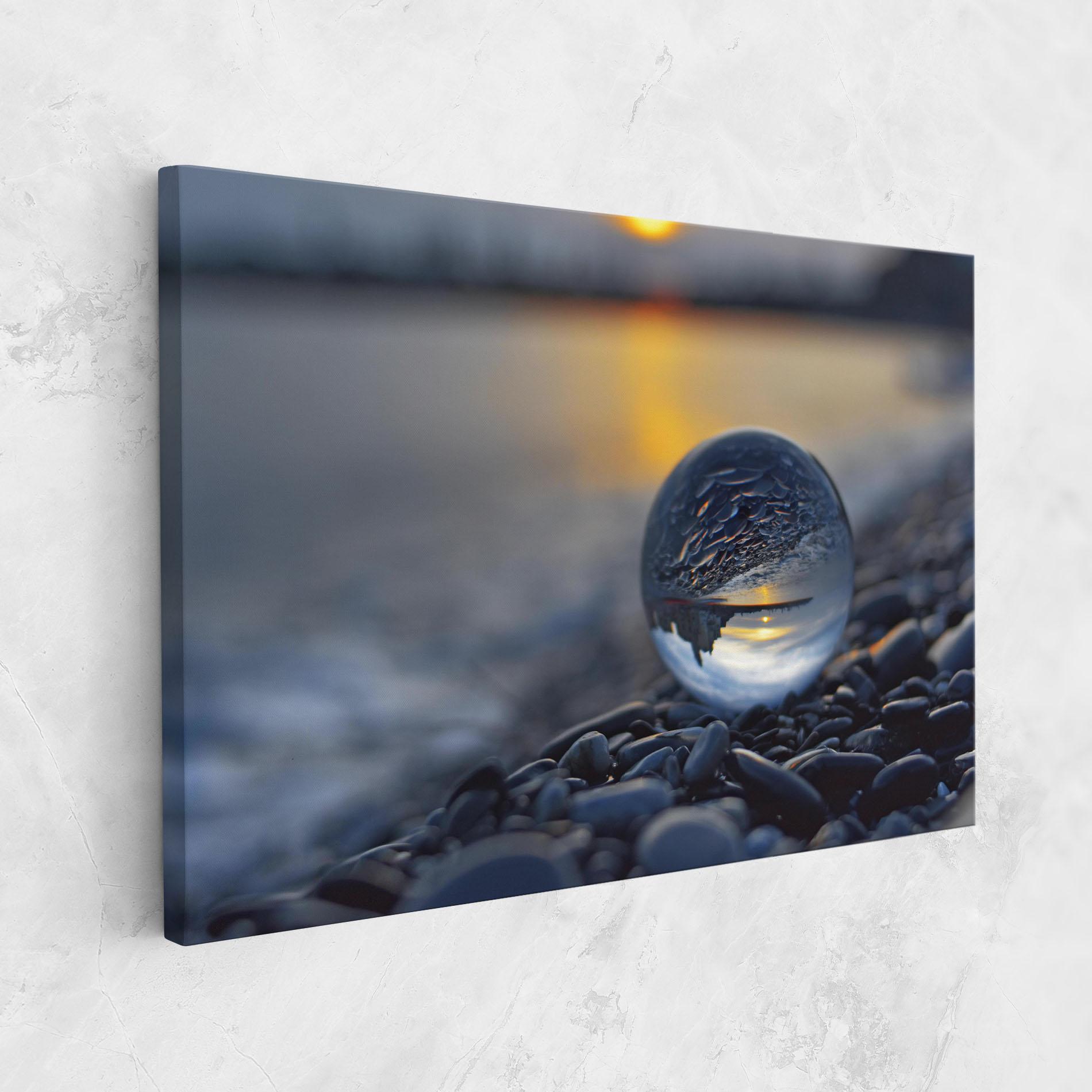 Картина на платно Sunset Lensball mockup 1