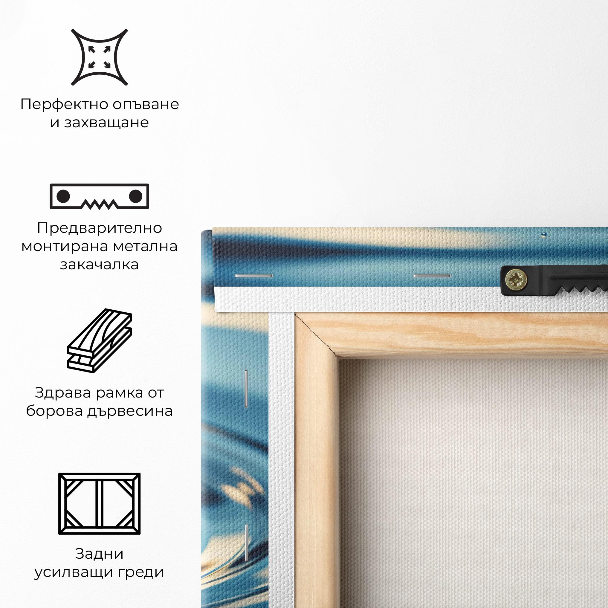 Картина на платно Cream Water Drop mockup 5