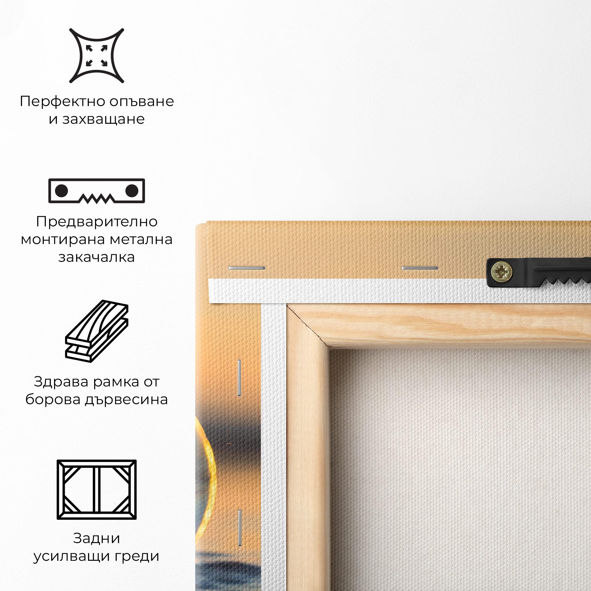 Картина на платно Water Bubble Reflecting mockup 5