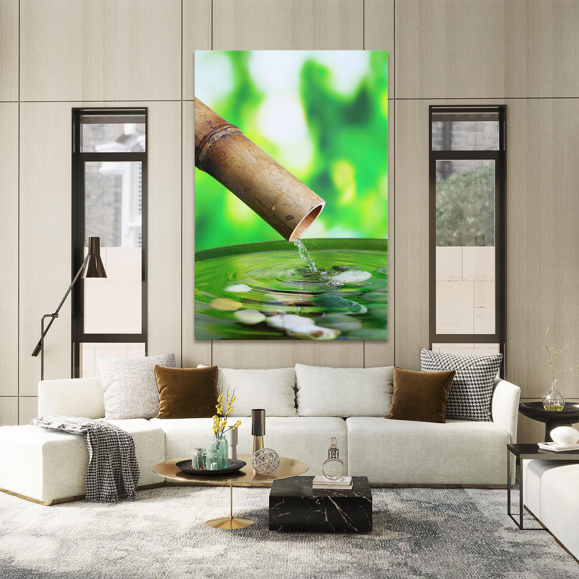 Картина на платно Bamboo Fountain mockup 2
