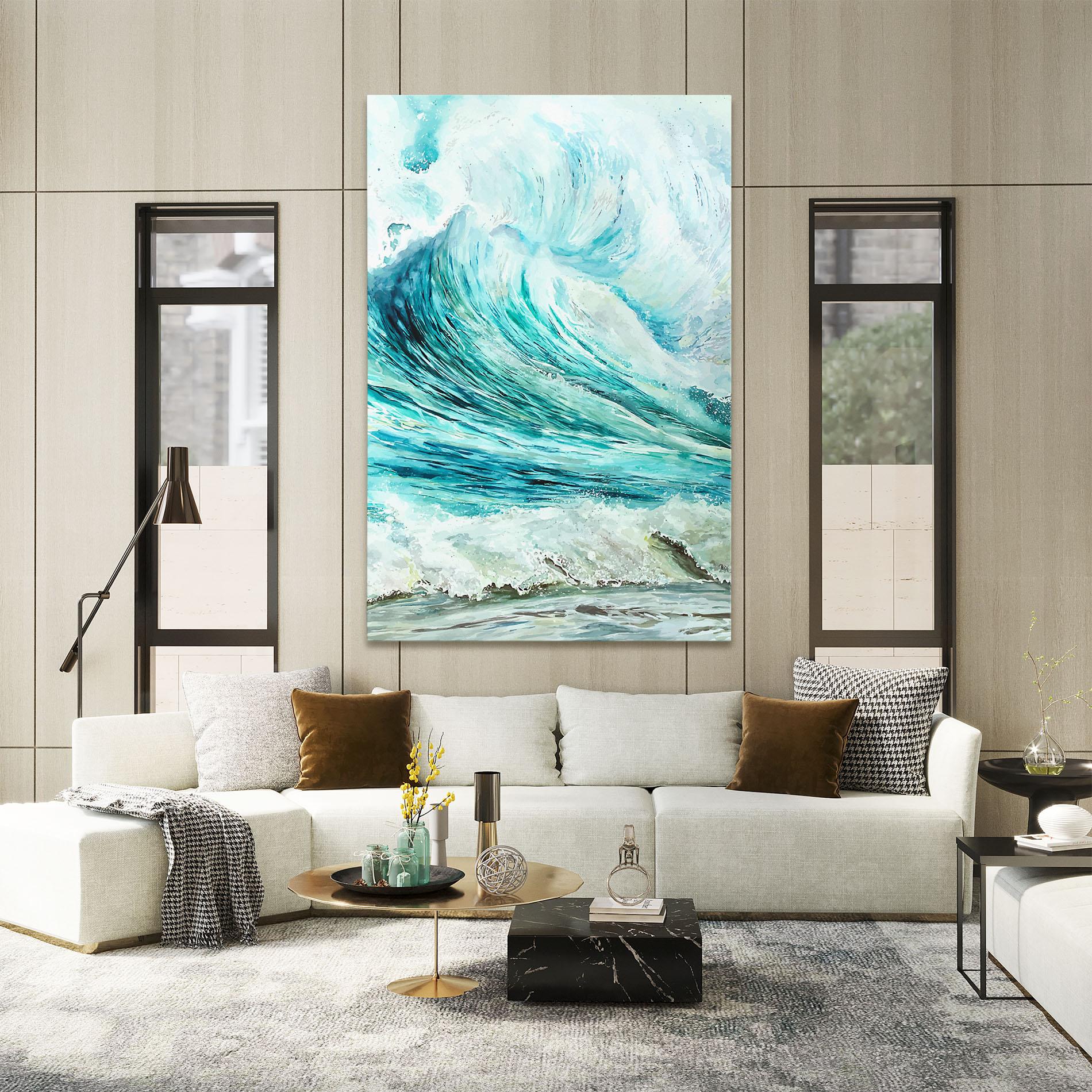 Картина на платно Sea Watercolor mockup 2