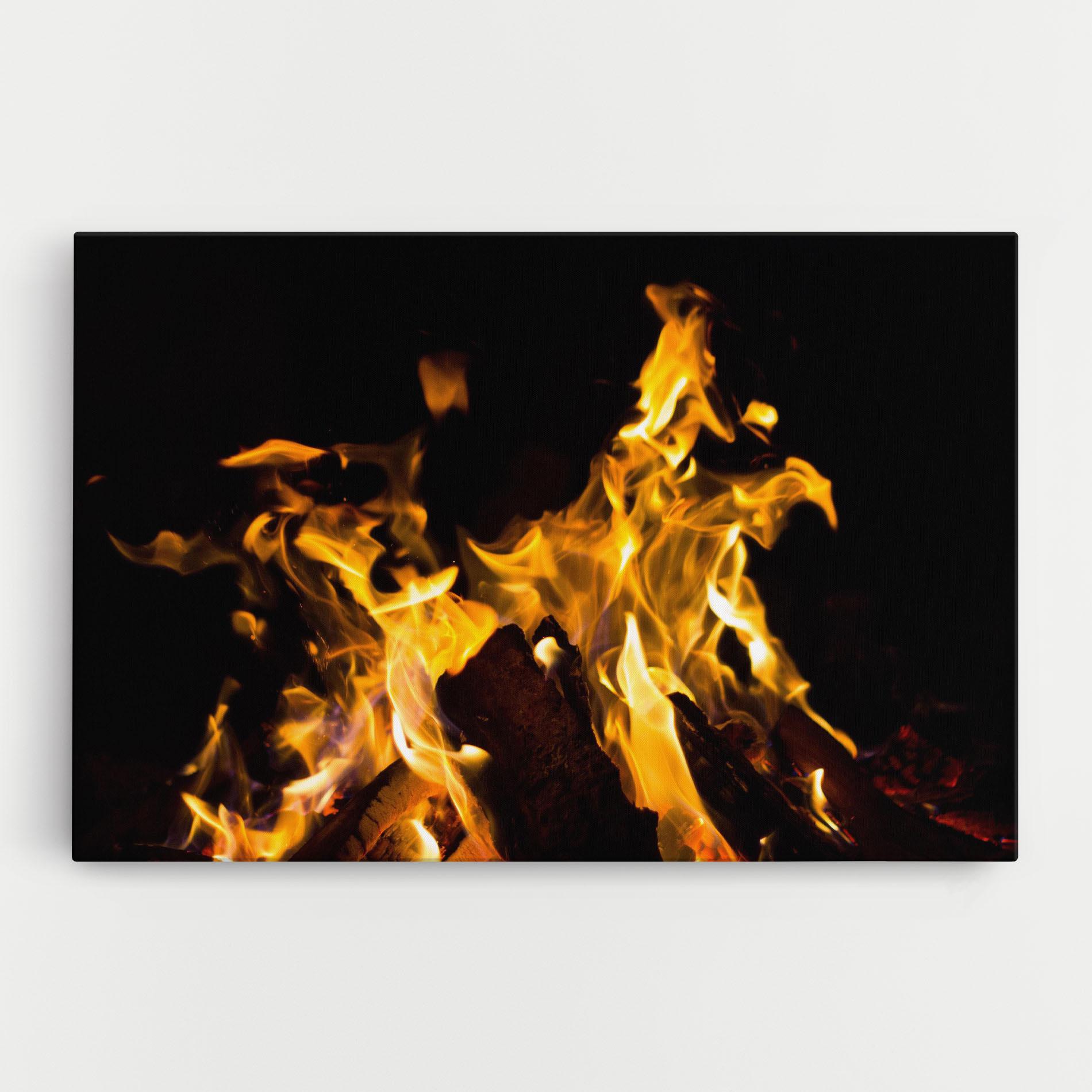 Картина на платно Fire Dance mockup 0