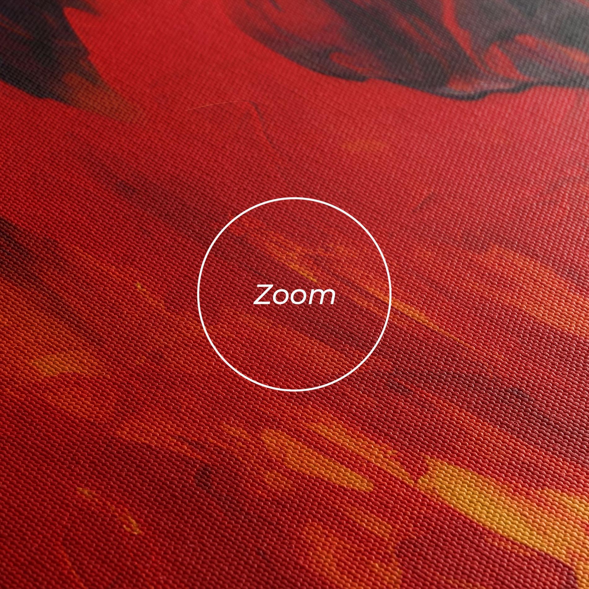 Картина на платно Colorful Fire Art mockup 3