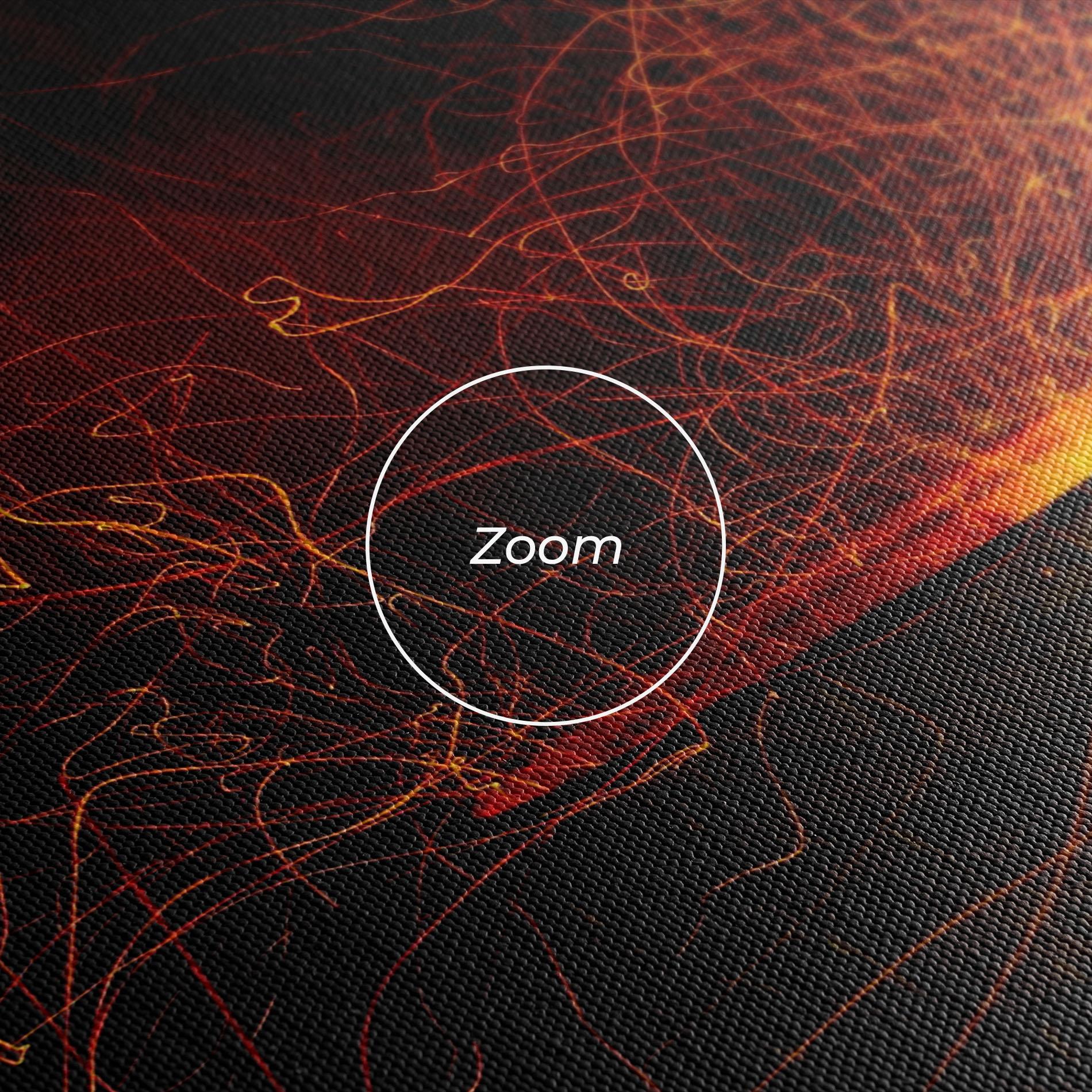 Картина на платно Fire Drawing Effect mockup 3