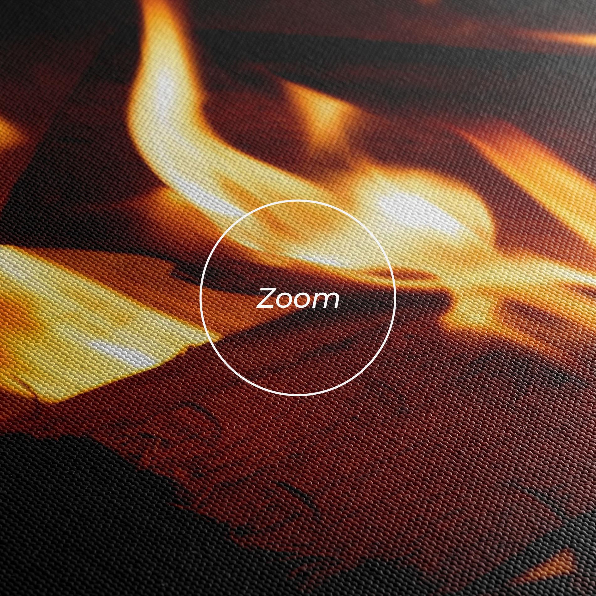 Картина на платно Fire Wood View mockup 3